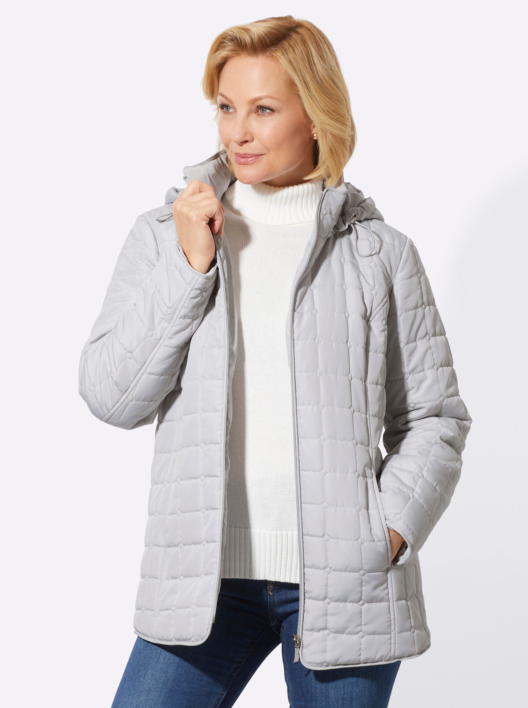 Classic Basics Steppjacke, mit Kapuze günstig online kaufen