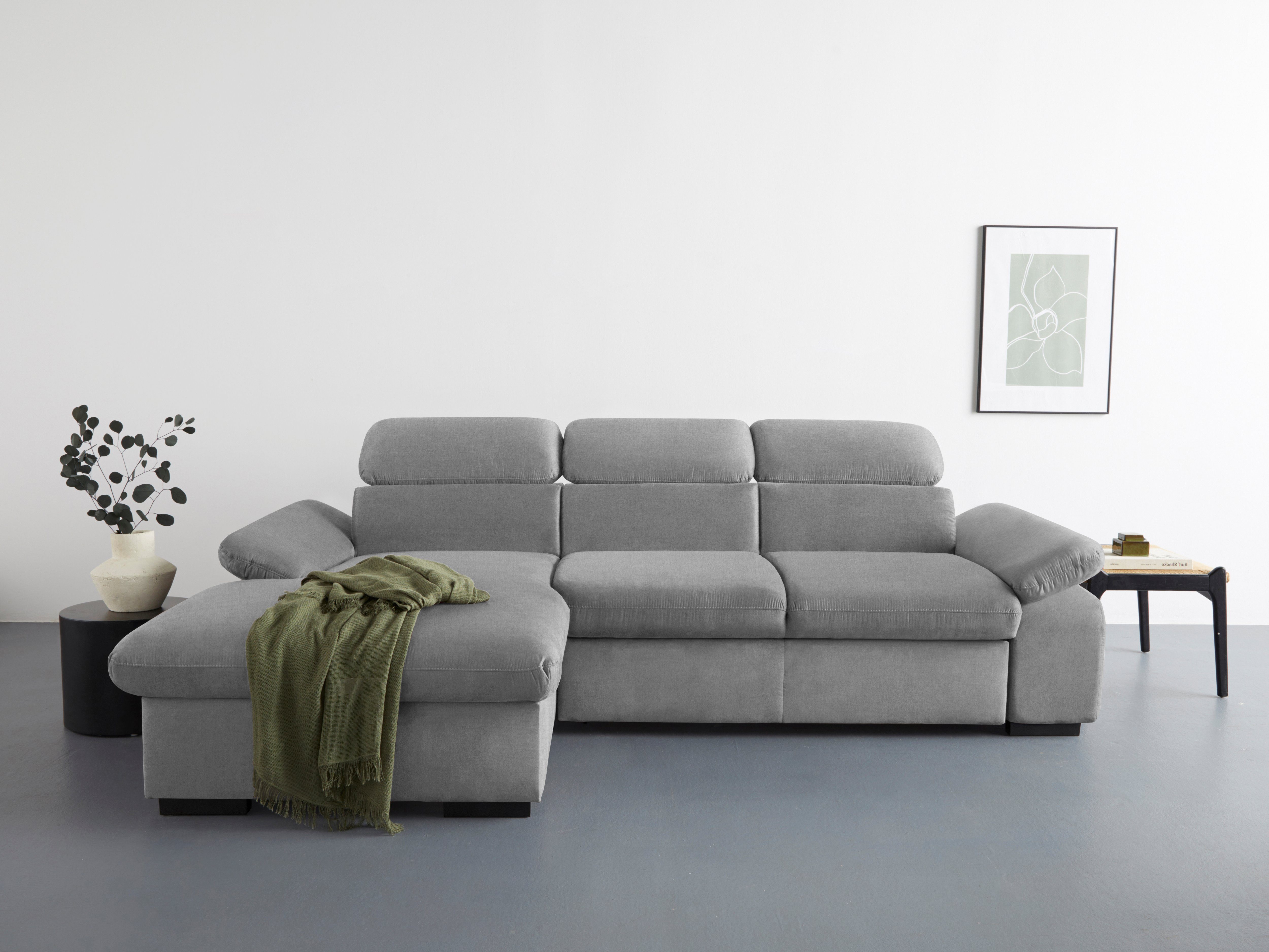 COTTA Ecksofa Lola L-Form mit Kopfteilfunktion günstig online kaufen