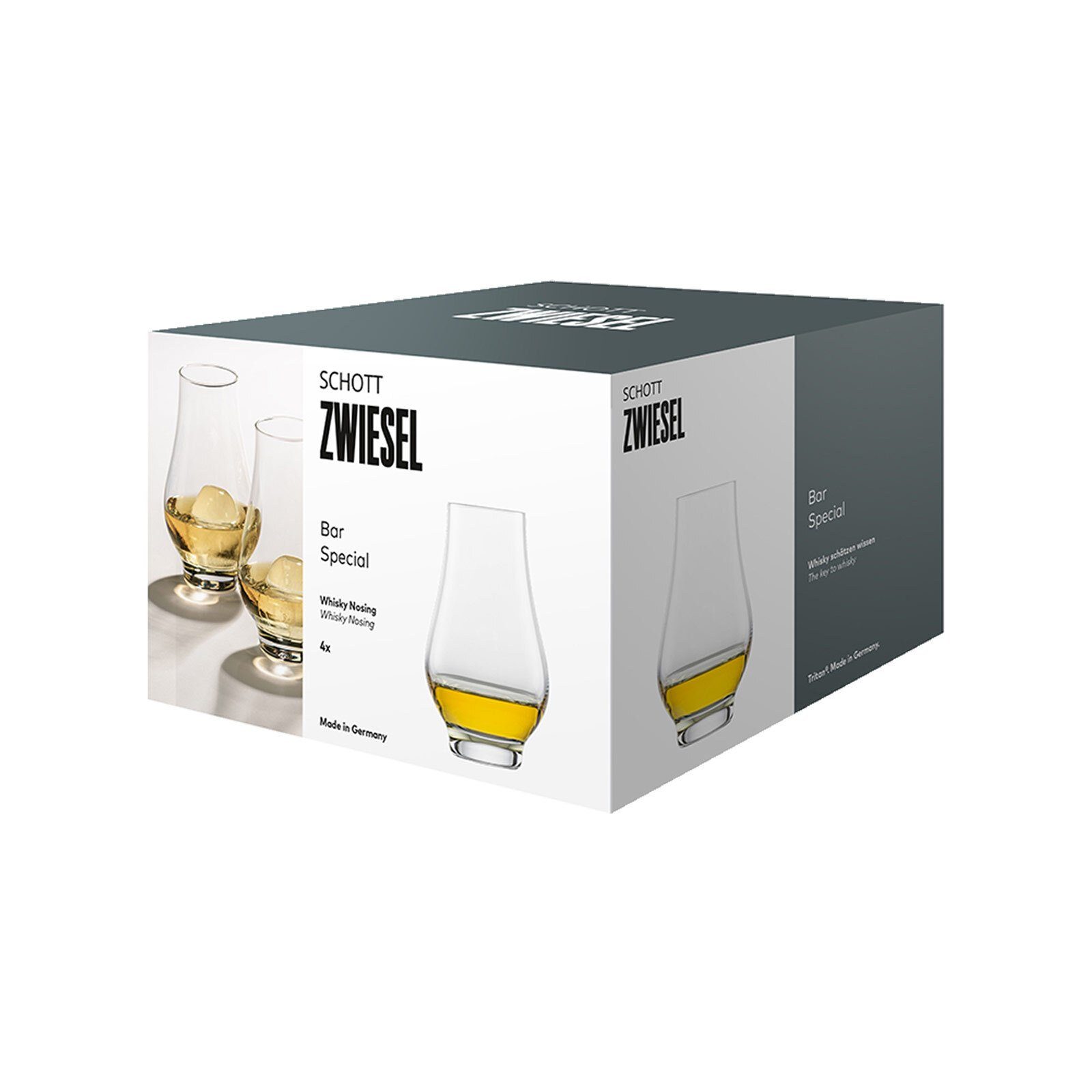 SCHOTT-ZWIESEL Whiskyglas Bar Special Whisky Nosing Gläser 322 ml 4er Set, 4-tlg., Glas