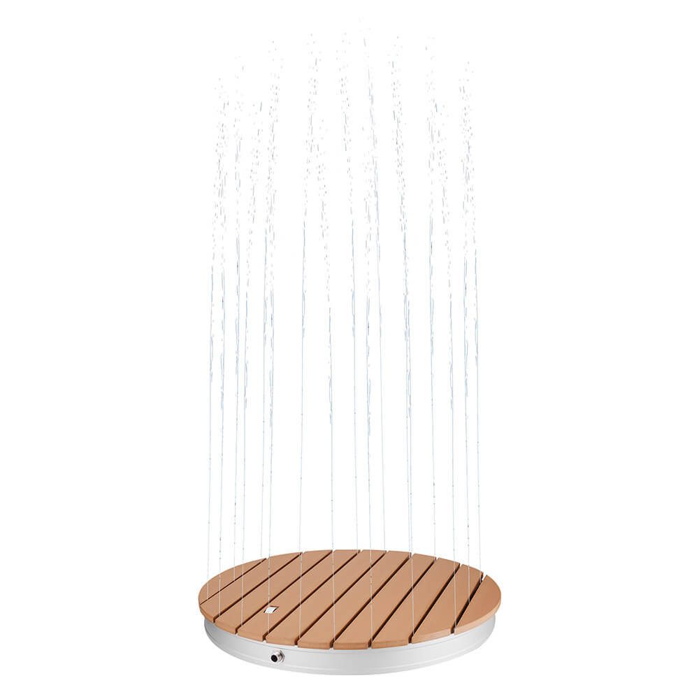 HOME DELUXE Gartendusche Bodendusche CALIA (bis zu 4 m, Anschluss: 3/4 Zoll), Outdoor-Dusche, Campingdusche, Außendusche