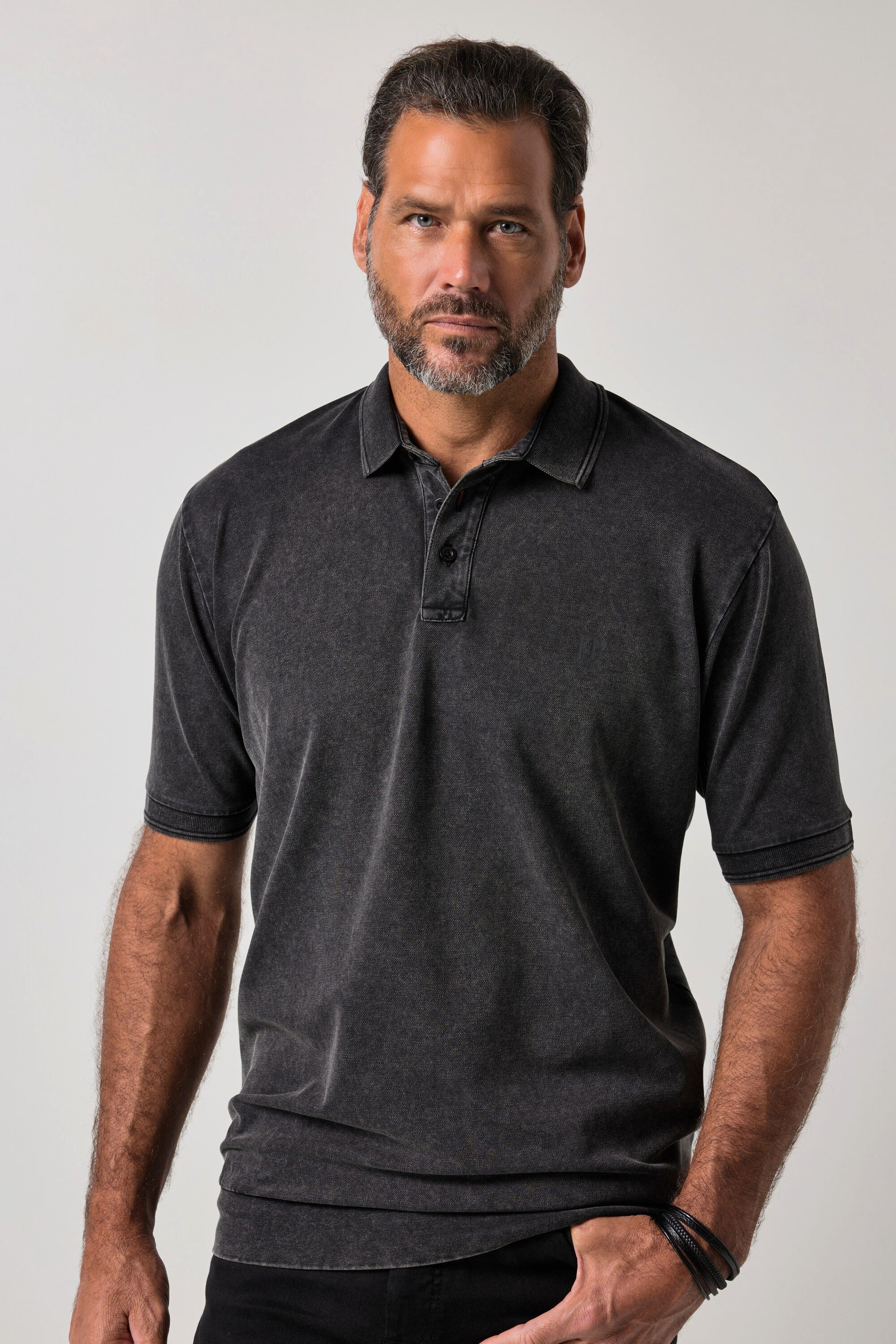 JP1880 Poloshirt Poloshirt FLEXNAMIC® Bauchfit Piqué Halbarm