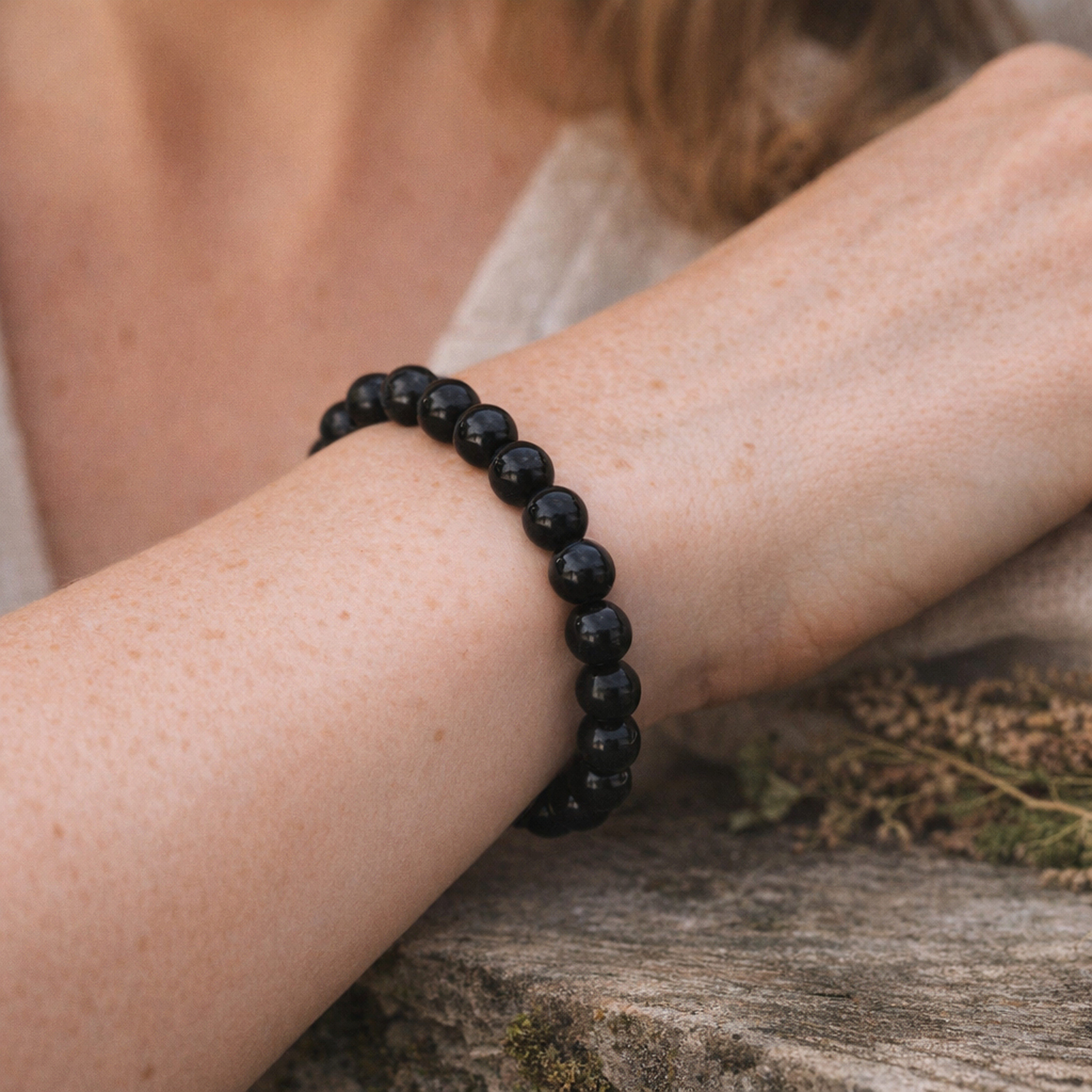 Lebensquelle Plus Armband Onyx Kugelarmband, 8 mm – Bild 2 von 5
