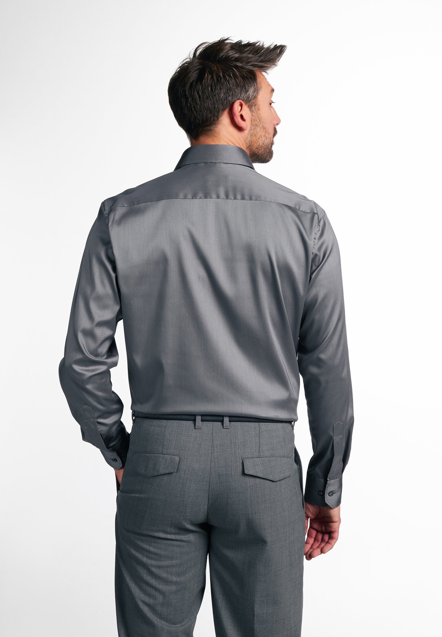 Eterna Langarmhemd MODERN FIT EASY IRON (bügelleicht)