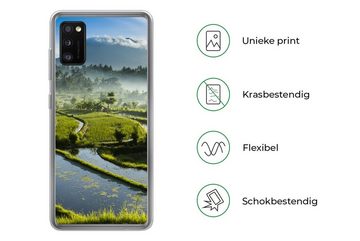 MuchoWow Handyhülle Reisfelder auf Bali, Handyhülle Samsung Galaxy A41, Smartphone-Bumper, Print, Handy