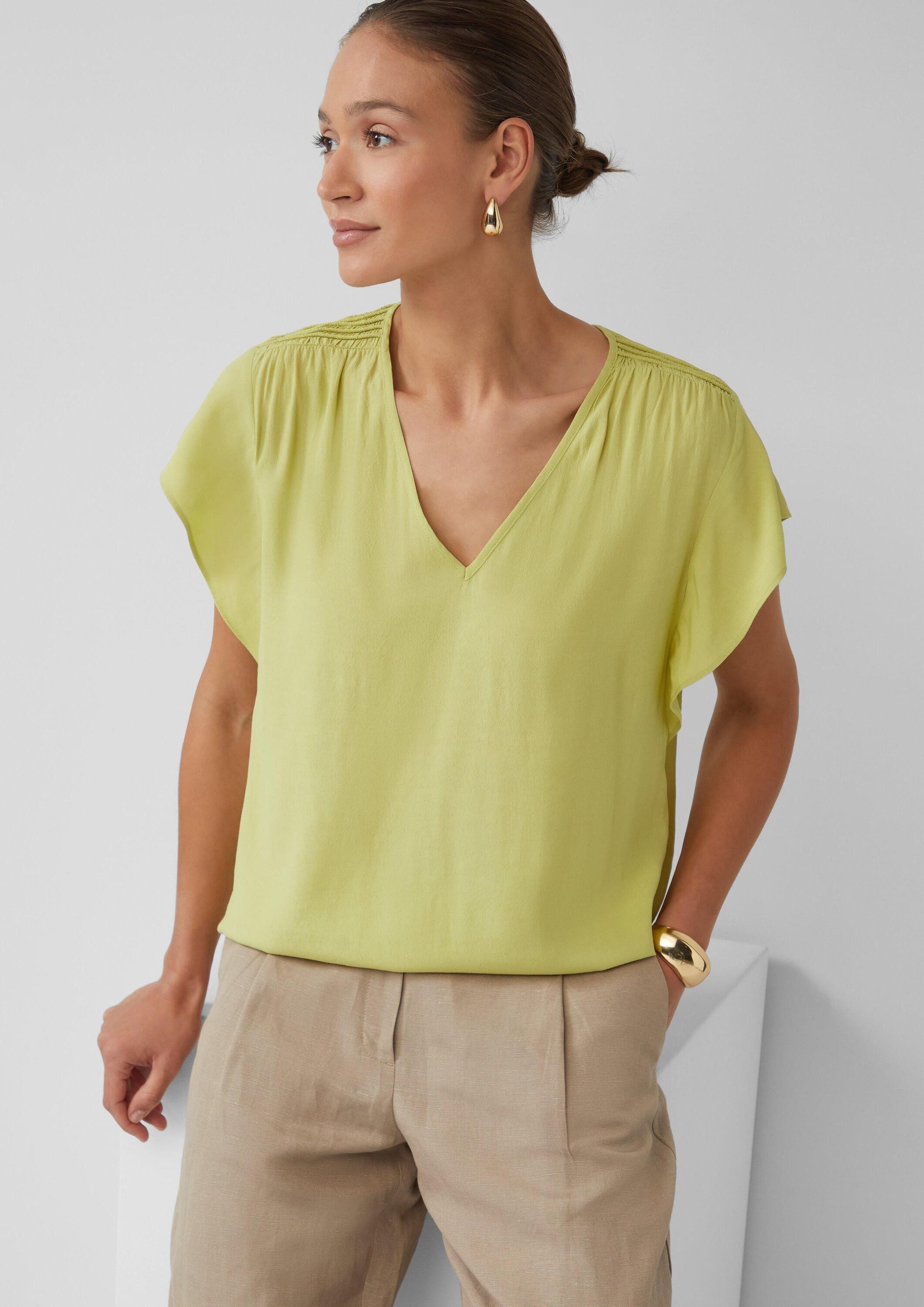 s.Oliver Kurzarmbluse Bluse (1-tlg) günstig online kaufen