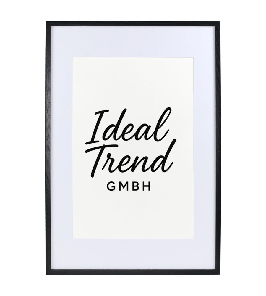 IDEAL TREND Bilderrahmen Bilderrahmen Massivholz Eiche günstig online kaufen