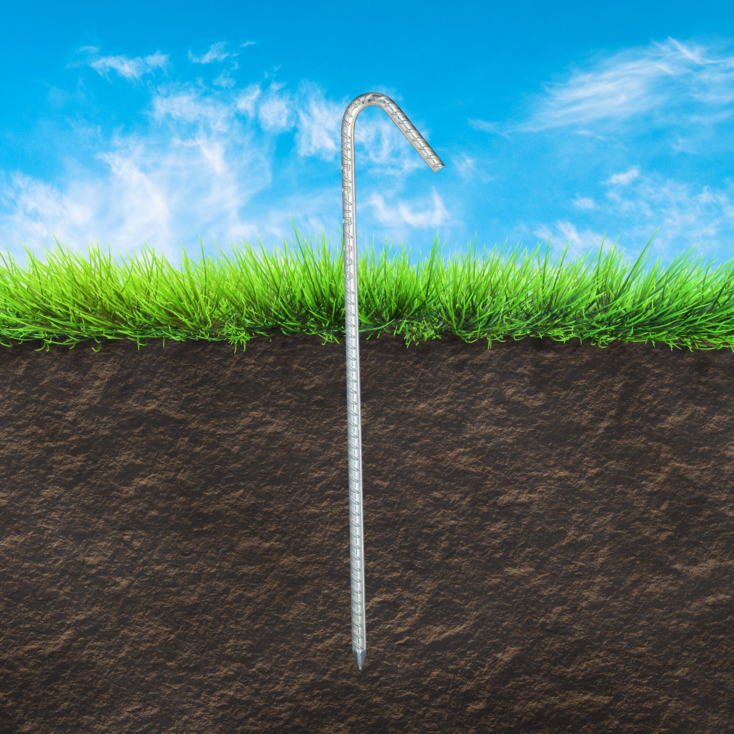 relaxdays Zelthering XL Bodenanker 10er Set