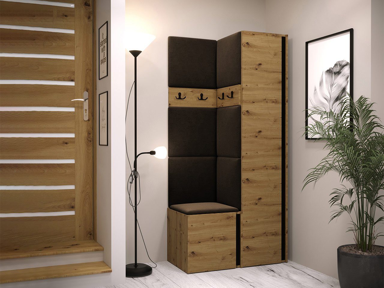 MIRJAN24 Garderoben-Set Orion XXIV, (Komplett-Set, Schuhschrank, günstig online kaufen