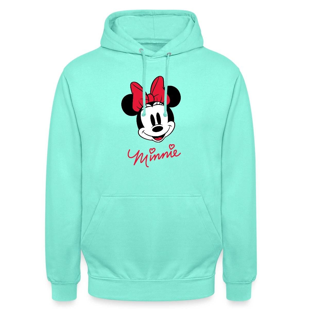 Hoodie Mickey & Minnie Schriftzug Unisex Hoodie