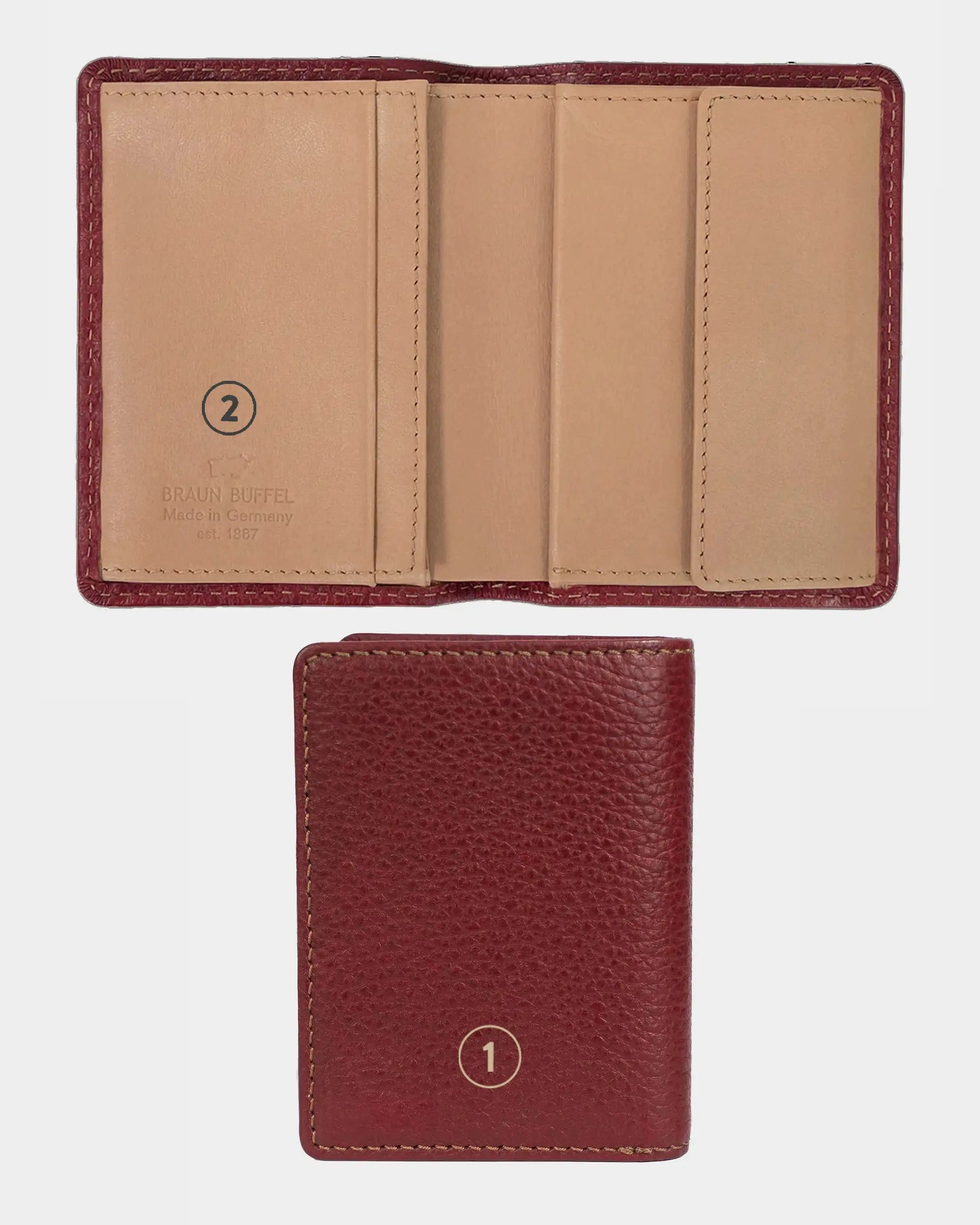 Braun Büffel Mini Geldbörse TONI Geldbörse S rot