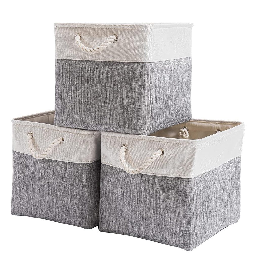 Aufbewahrungsbox 33 x 33 x 33 cm Großer Aufbewahrungskorb, Korb Aufbewahrung