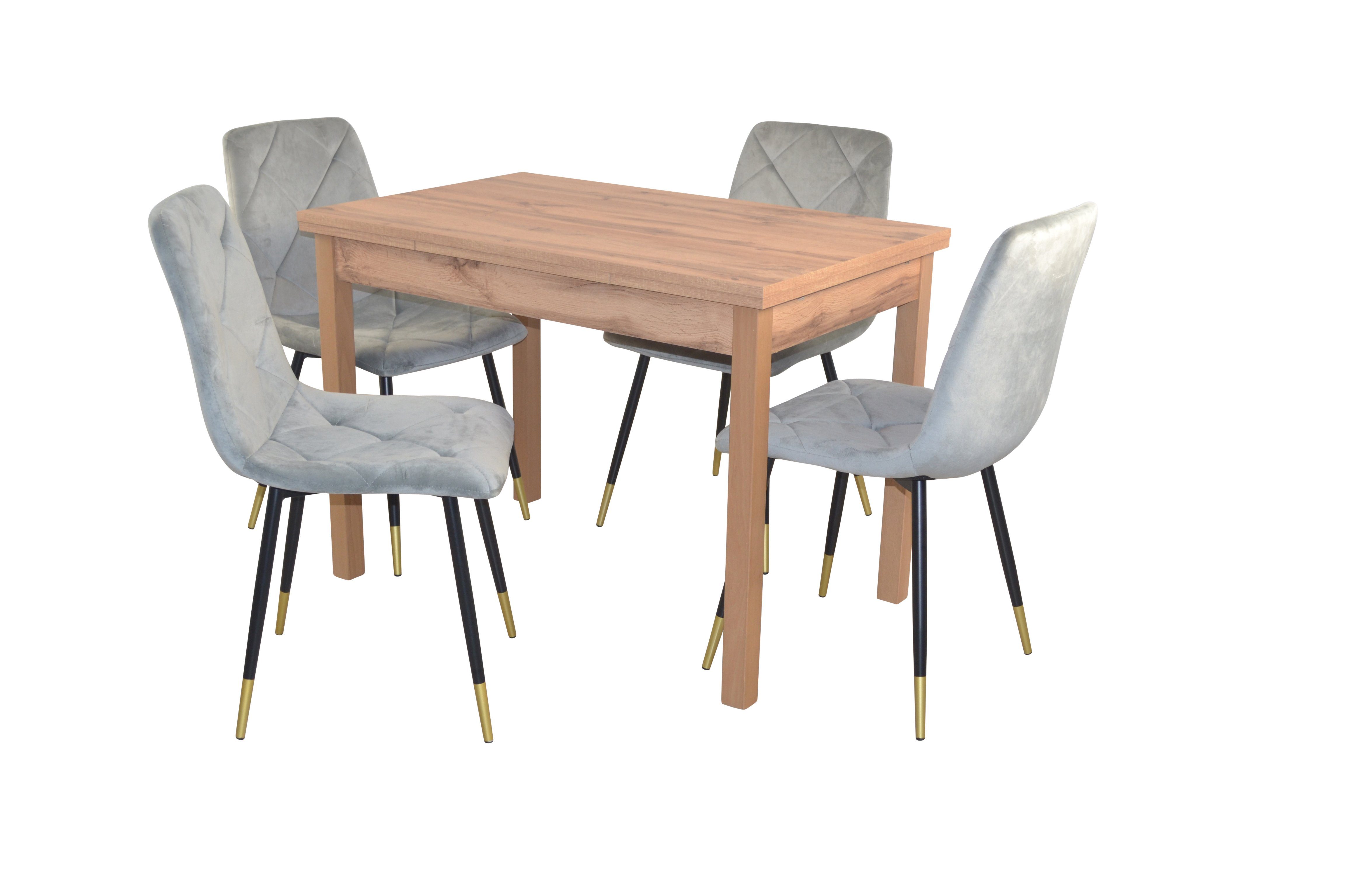 moebel-direkt-online Essgruppe 5teilige Tischgruppe, bestehend aus günstig online kaufen