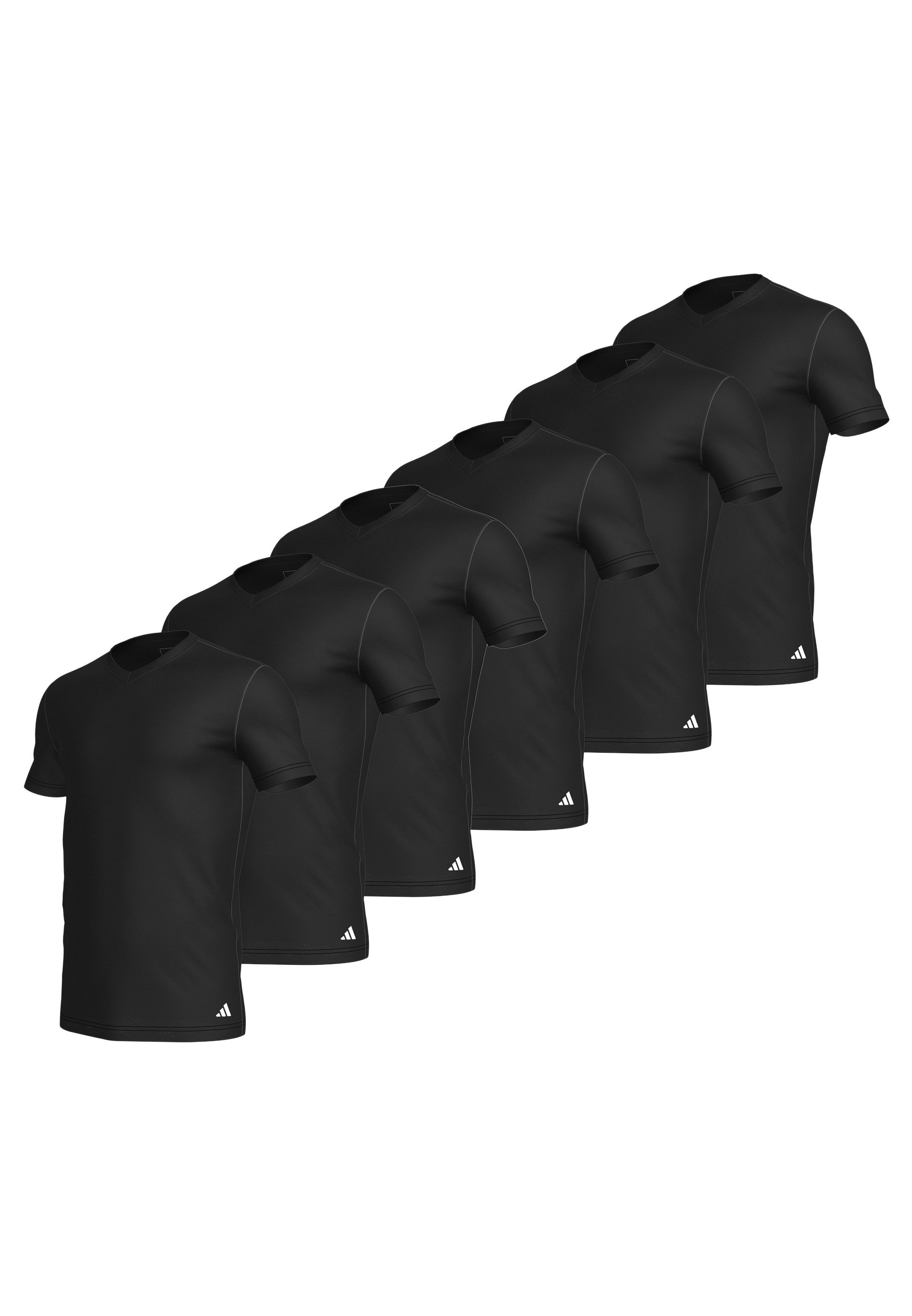 adidas Sportswear Unterhemd 6er Pack Active Core Cotton (Spar-Set, 6-St) Unterhemd / Shirt Kurzarm - Baumwolle - Atmungsaktiv
