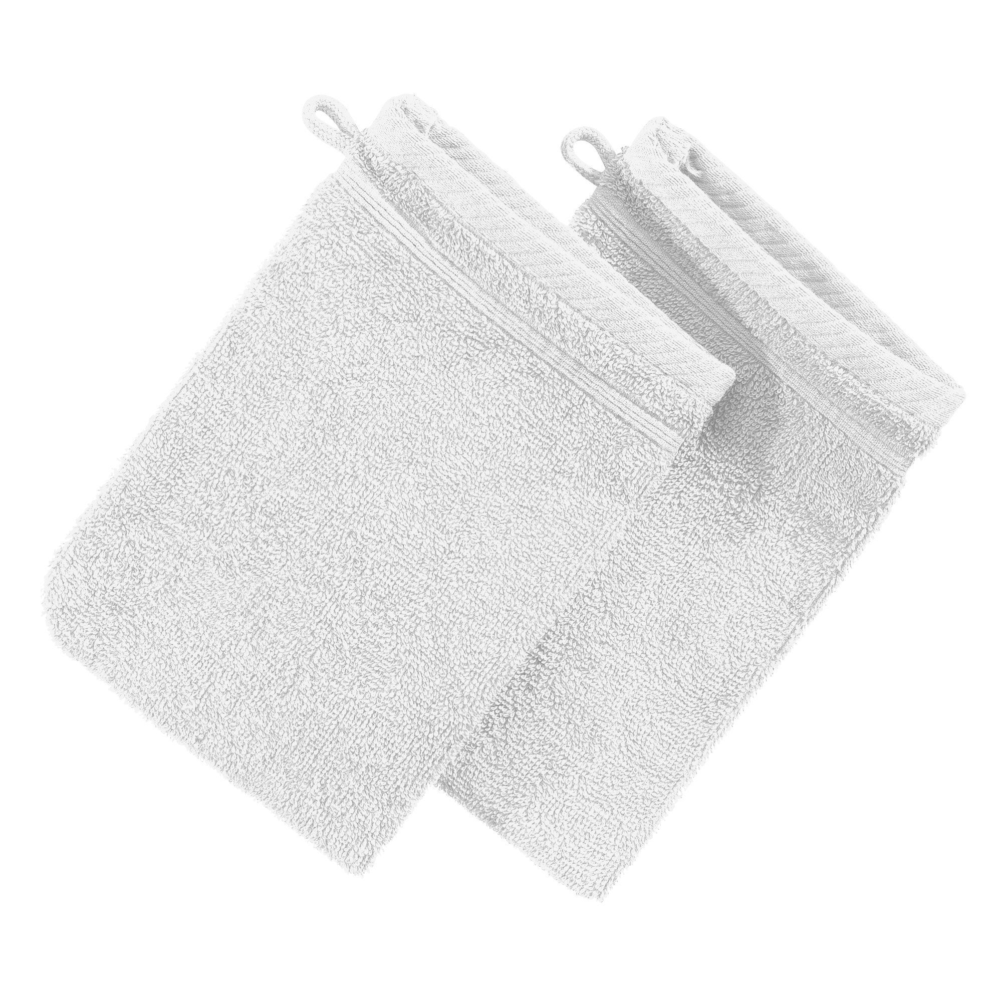 Erwin Müller Waschhandschuh Waschhandschuh "Heidelberg" 2er-Pack, Frottier, Walk-Frottier Uni