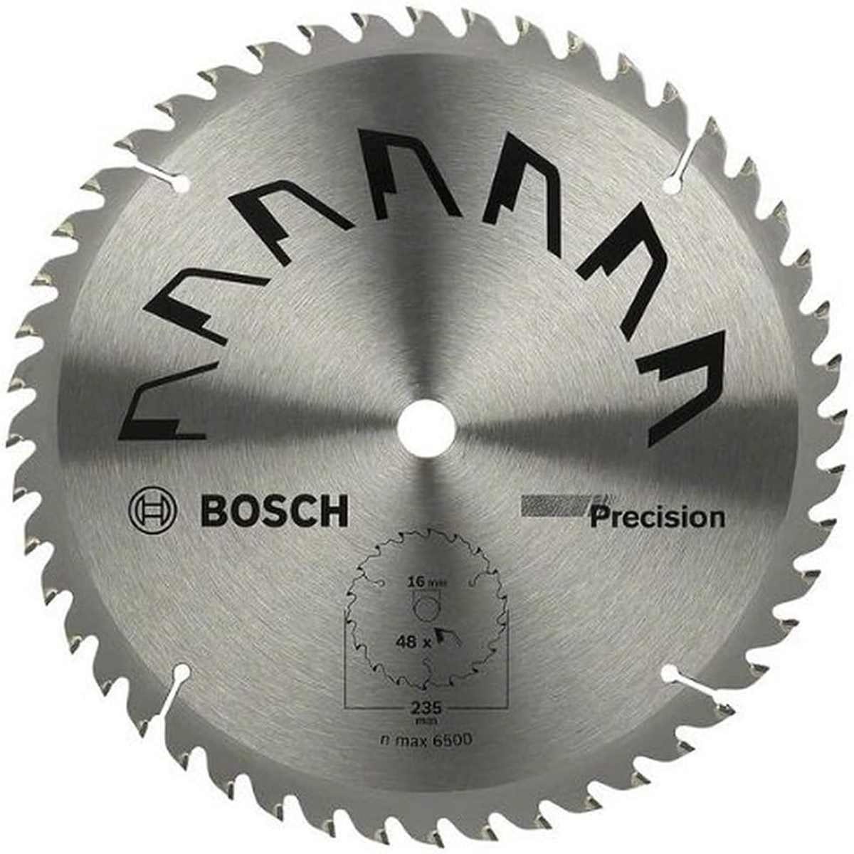 235mm Precision BOSCH 16mm 48 / x Zähne BOSCH für Bohrfutter x Kreissägeblatt HM Ryobi