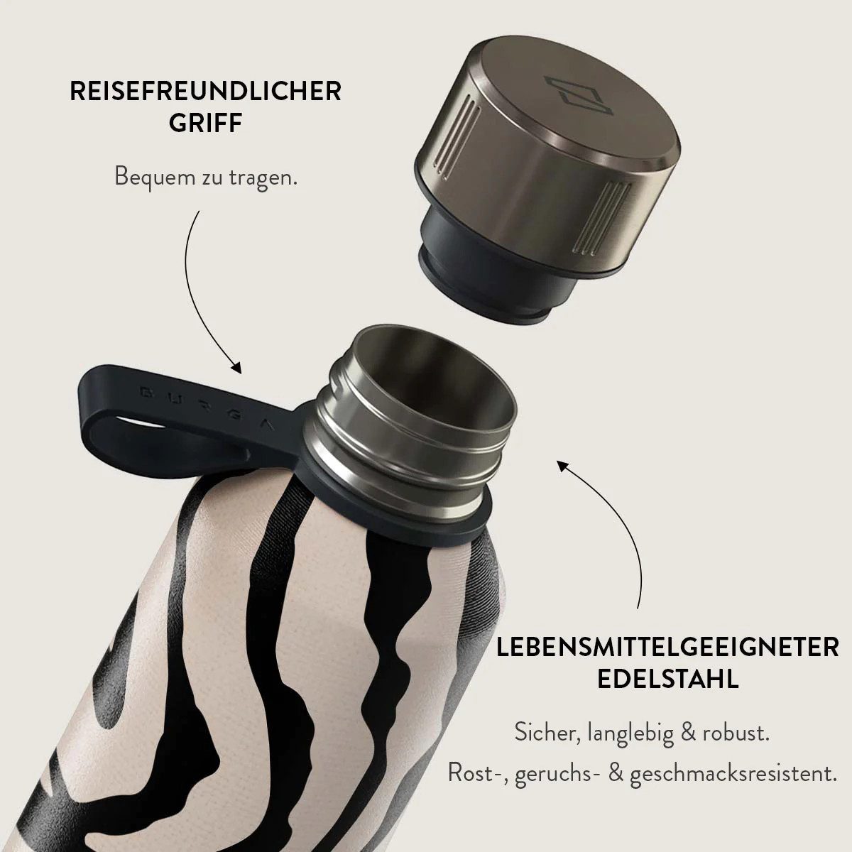 BURGA Trinkflasche Imperial Water Bottle 500ml