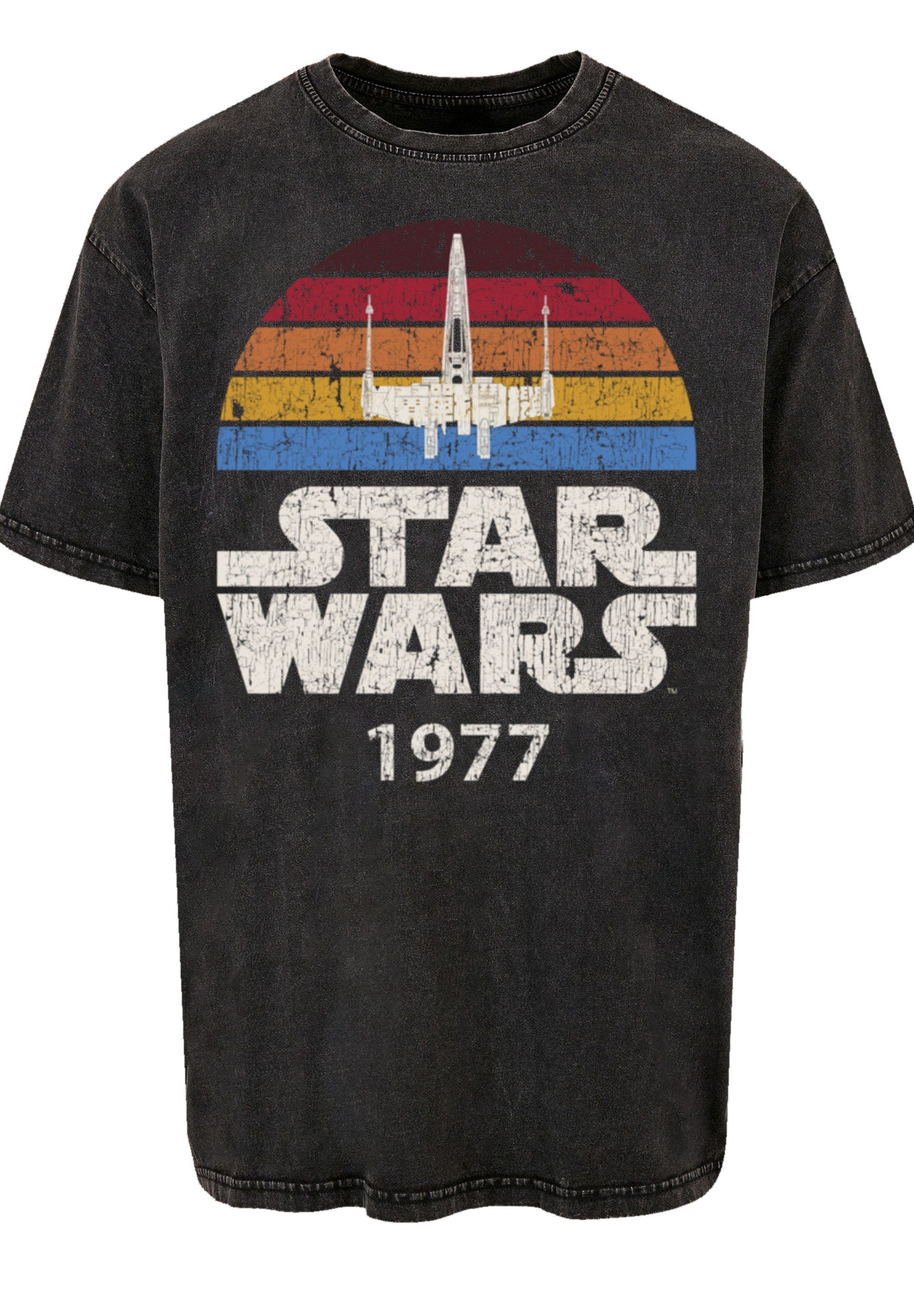 Star Wars Star X-Wing 1977 T-Shirt F4NT4STIC Qualität, Premium T-Shirt T lizenziertes Offiziell Trip Wars