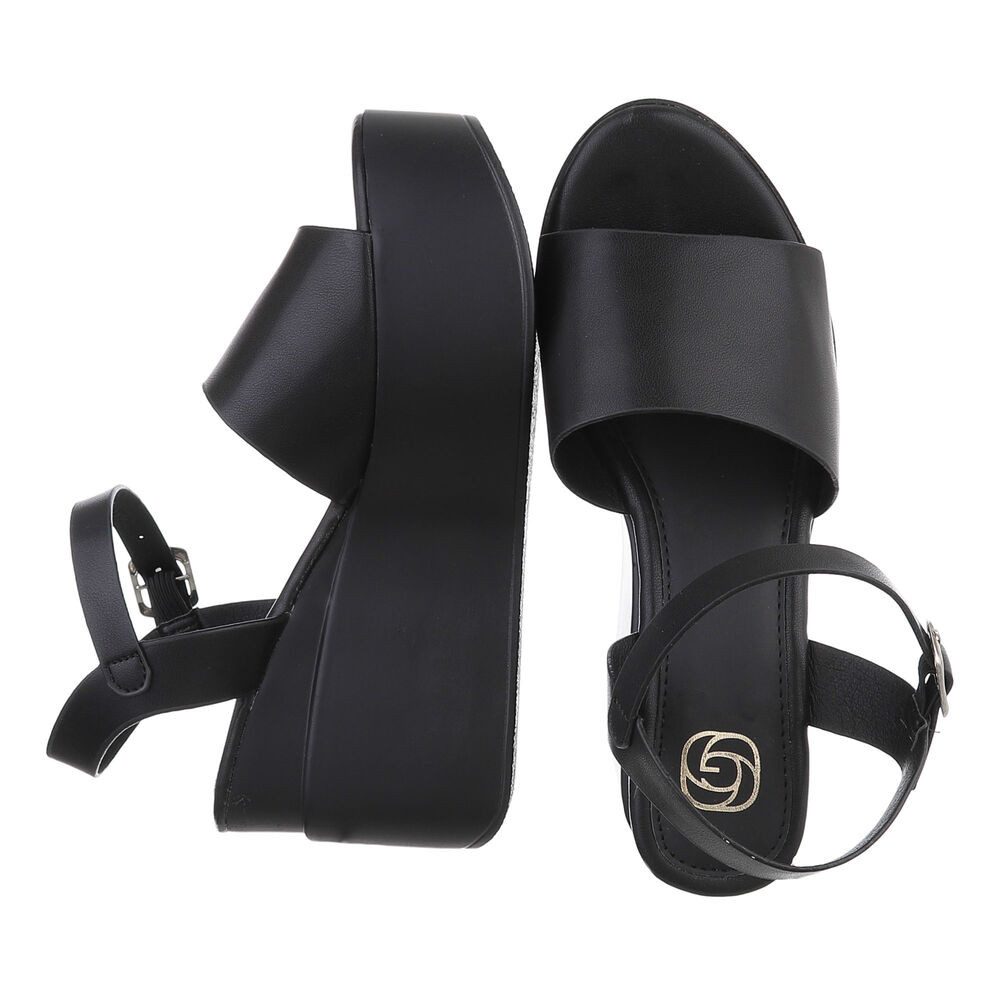 Ital-Design Damen Freizeit Plateausandaletten (86706283) Keilabsatz/Wedge günstig online kaufen