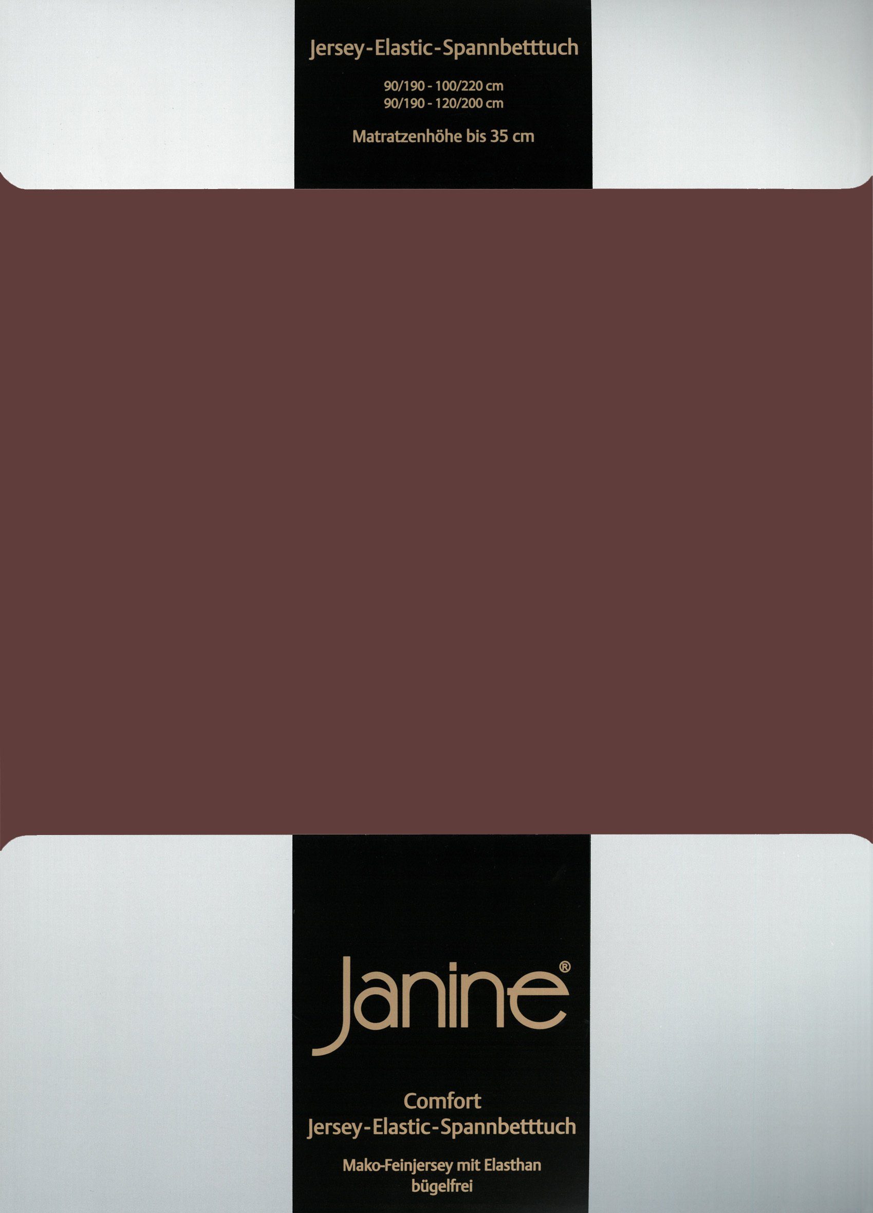 Janine Spannbettlaken ELASTIC 5002, Jersey-Elasthan, Gummizug: günstig online kaufen