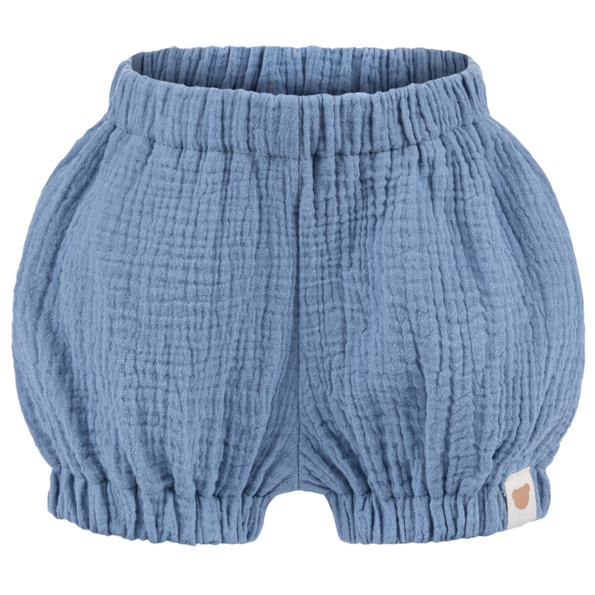 Shorts Pumphose Sommerhose kurze Hose Babyhose Kinder Uni Musselin