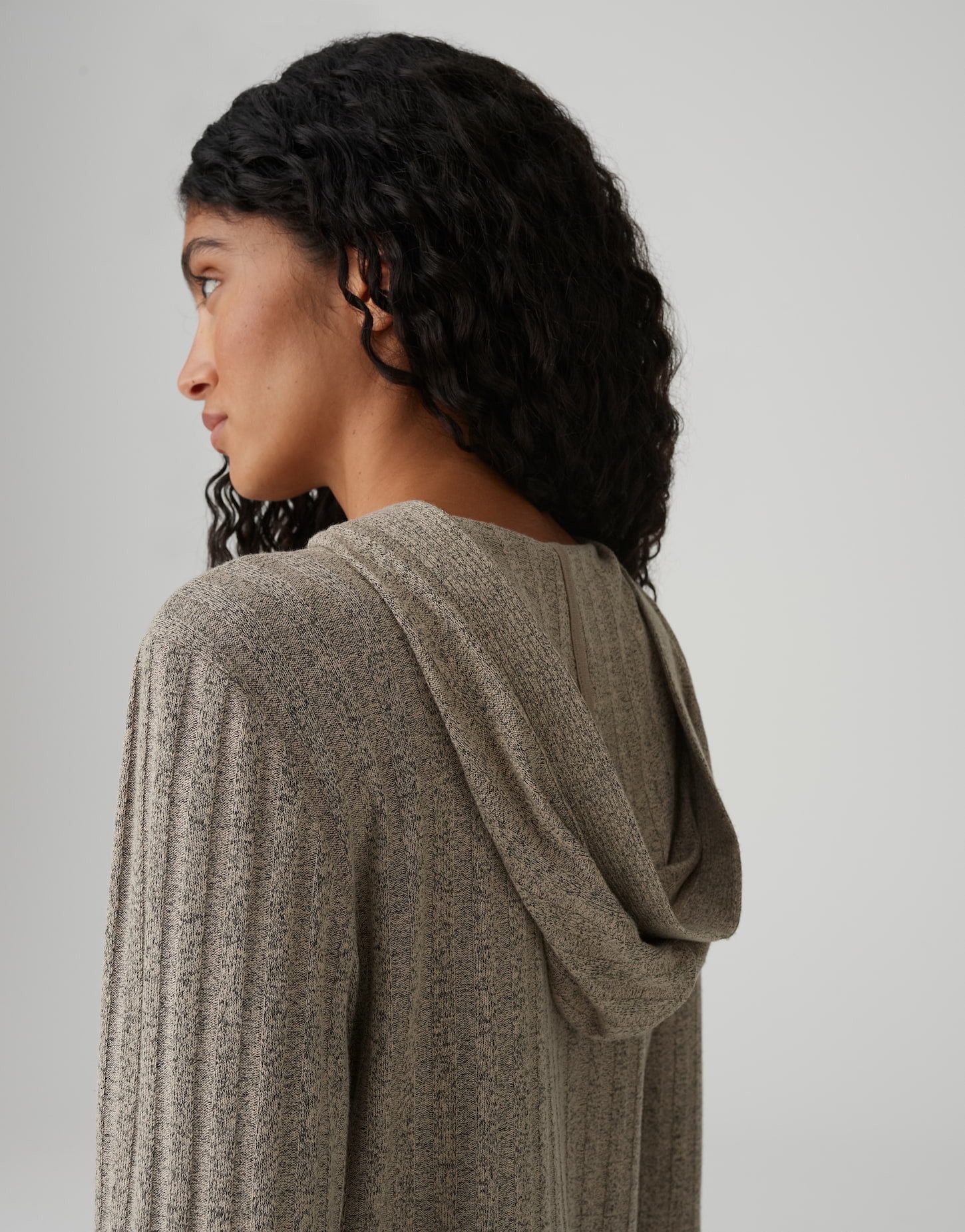 OPUS Kapuzenshirt SIPUZA in Mélange Optik