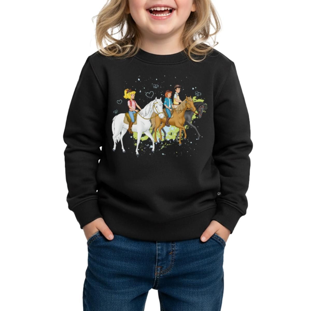 Sweatshirt Bibi Und Tina Ausritt Mit Alexander Falkenstein Kinder Premium Pullove