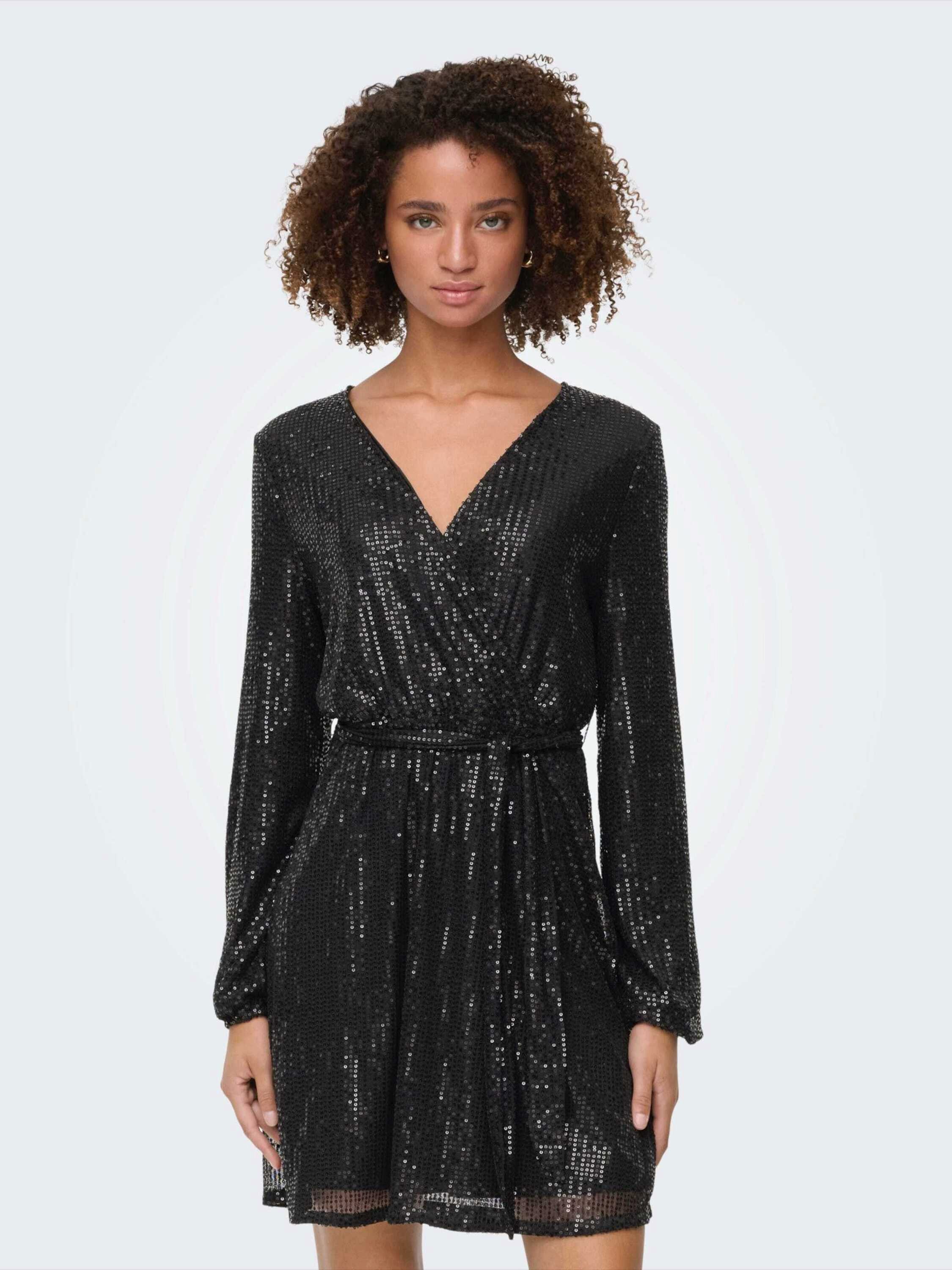 ONLY Cocktailkleid ONLANNI (1-tlg) Pailletten