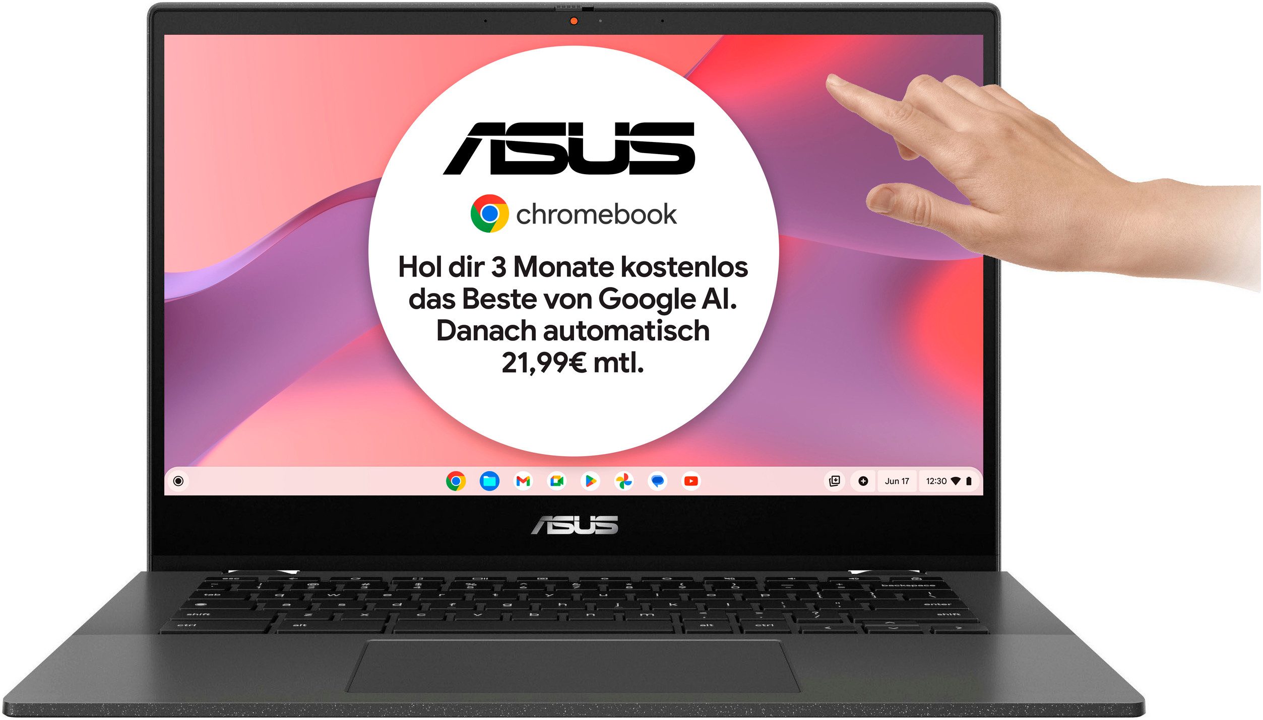 Asus Chromebook CM1402FM2A-EC0106 Flip CM1 Convertible Notebook (35,6 cm/14 Zoll, MediaTek Kompanio 510 (MT8186), Mali-G52 MC2, 128 GB SSD, ChromeOS, Clamshell Laptop with Full HD IPS Touch Display) Asus Chromebook CM1402FM2A-EC0106 Flip CM1 Convertible Notebook (35,6 cm/14 Zoll, MediaTek Kompanio 510 (MT8186), Mali-G52 MC2, 128 GB SSD, ChromeOS, Clamshell Laptop with Full HD IPS Touch Display)