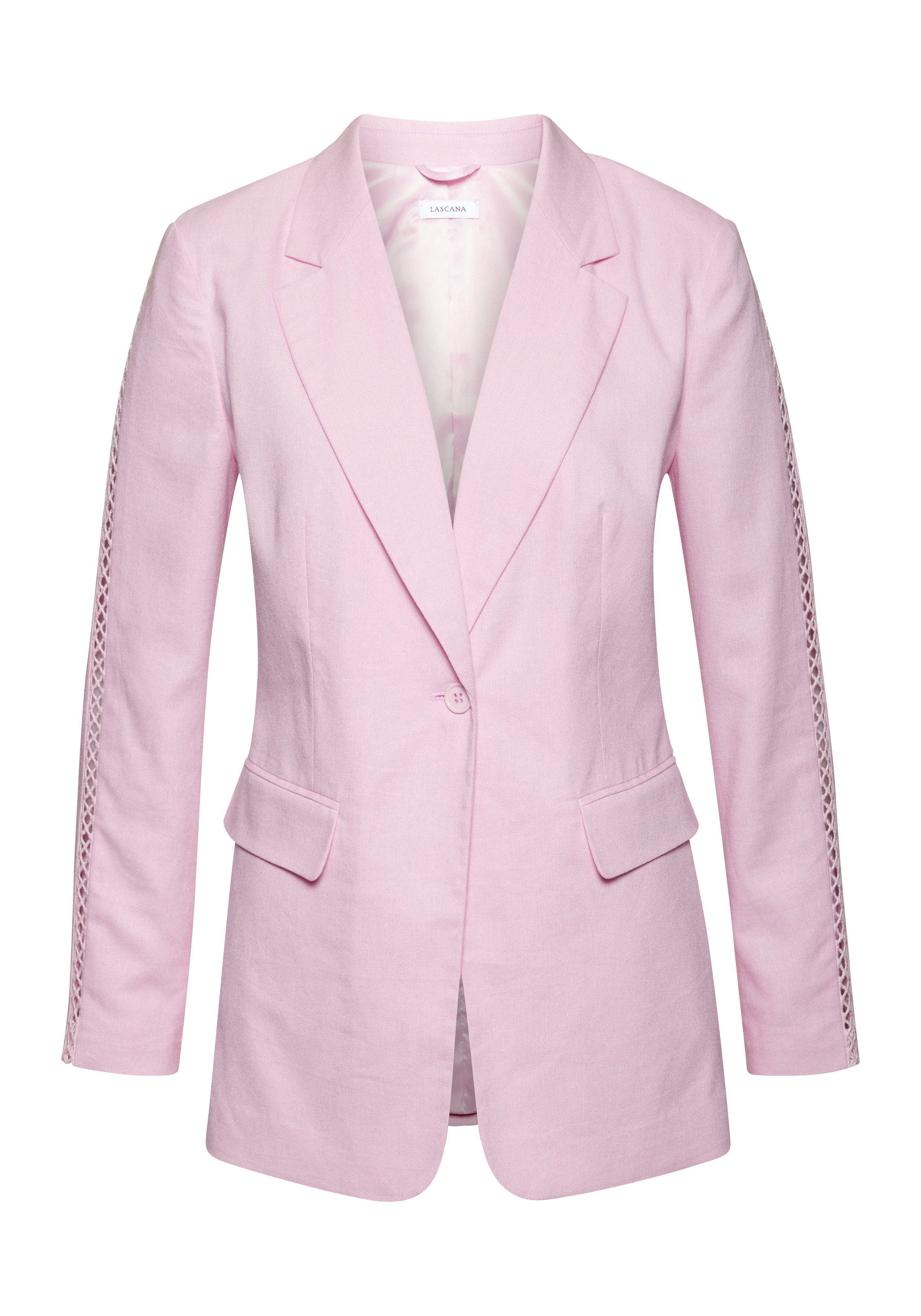 LASCANA Longblazer mit Häkeleinsatz an den günstig online kaufen