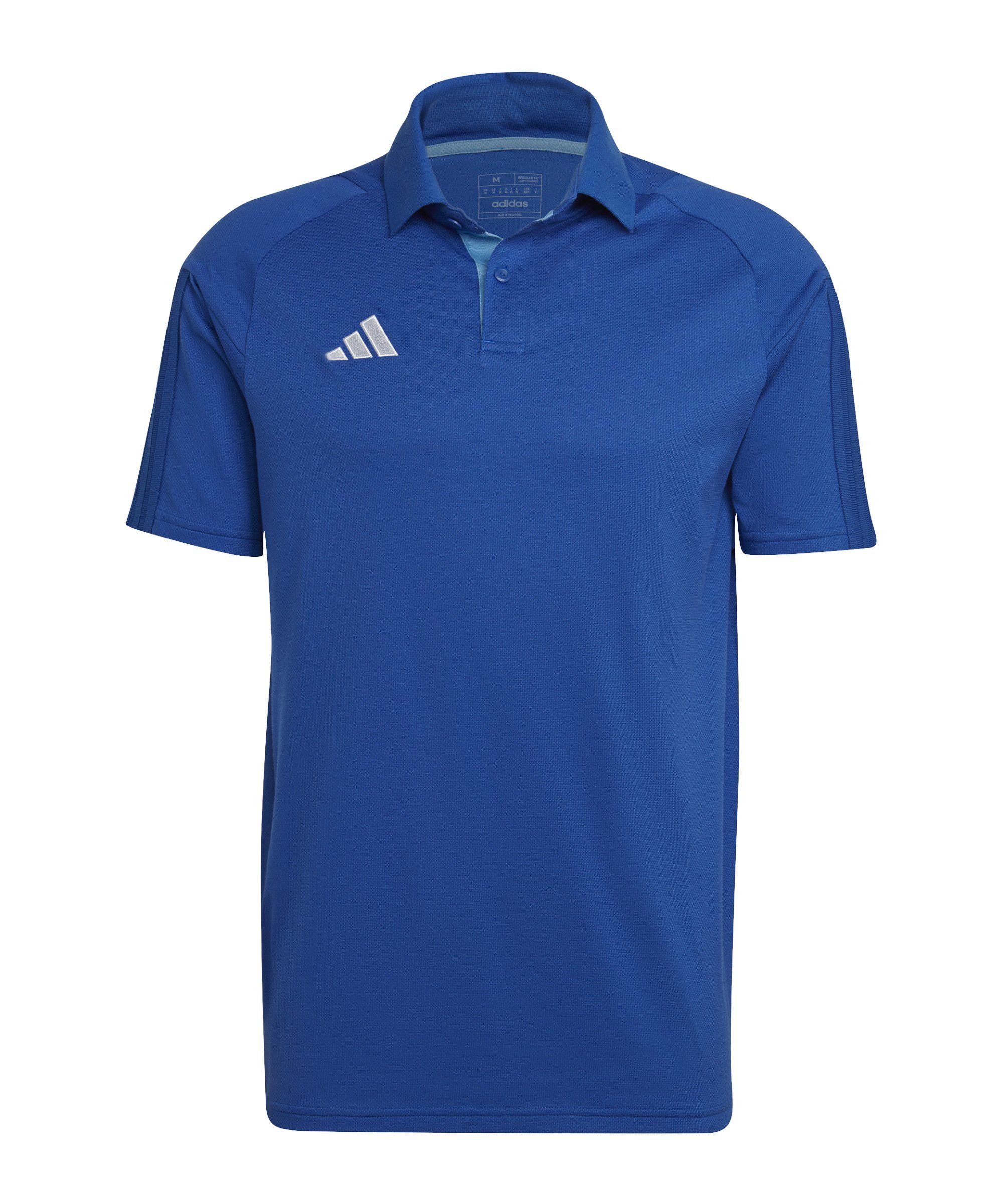 adidas T-Shirt 23 Performance Competition Tiro Poloshirt blau default