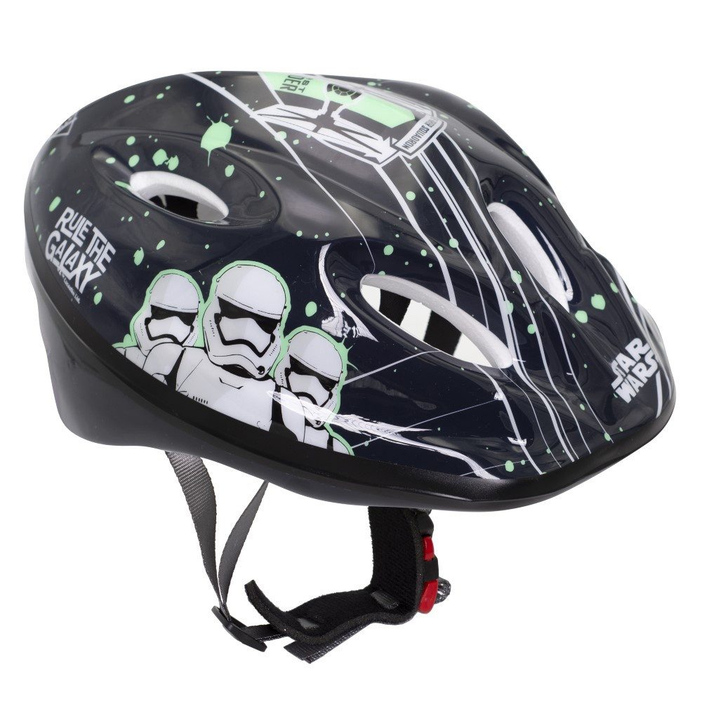 Seven Polska Kinderfahrradhelm Disney Star Wars "Stormtrooper", verstellbar, 52-56cm, ab ca. 6 Jahre