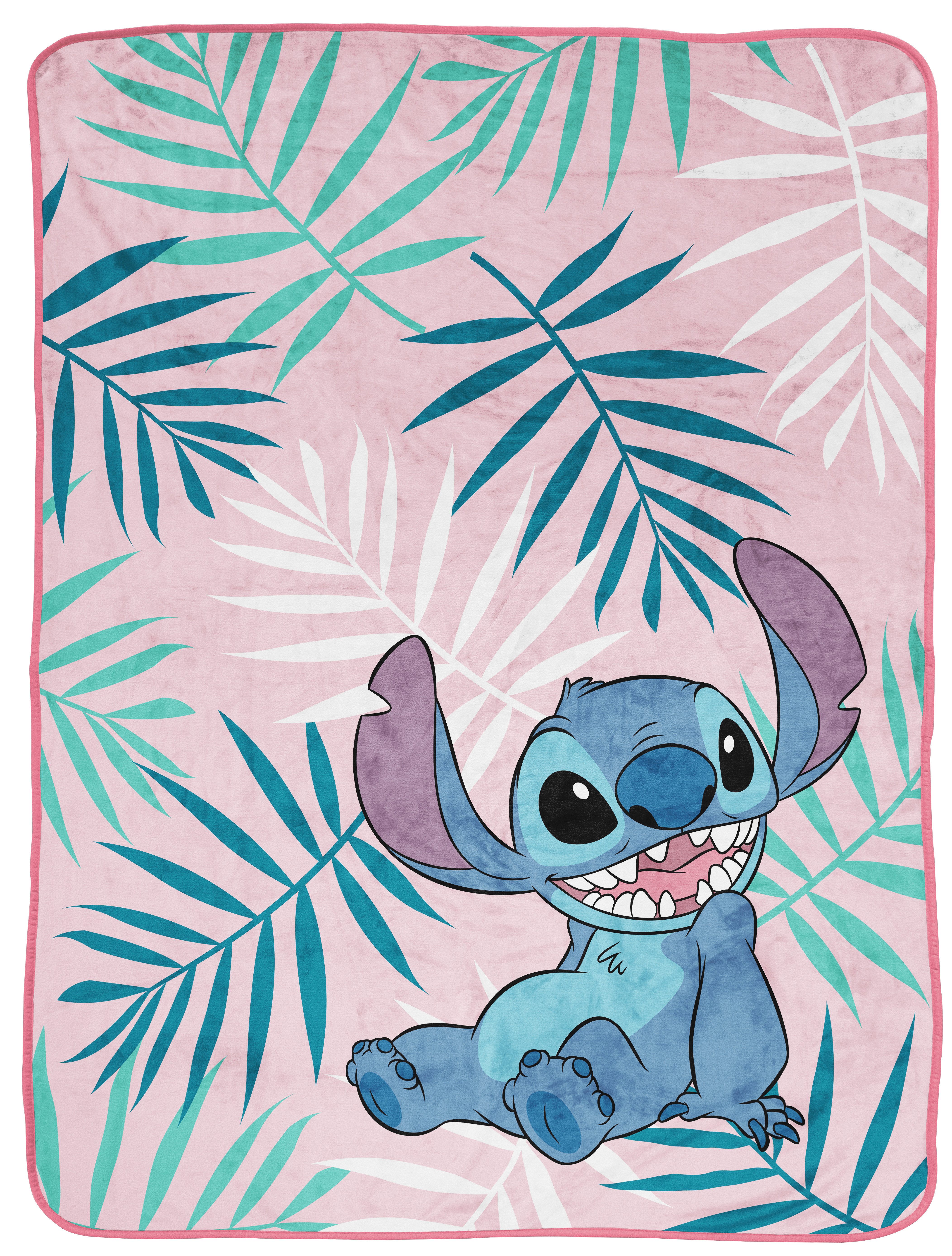 Kinderdecke Disney Lilo und Stitch, Disney, kuschelig 130 x 150 cm