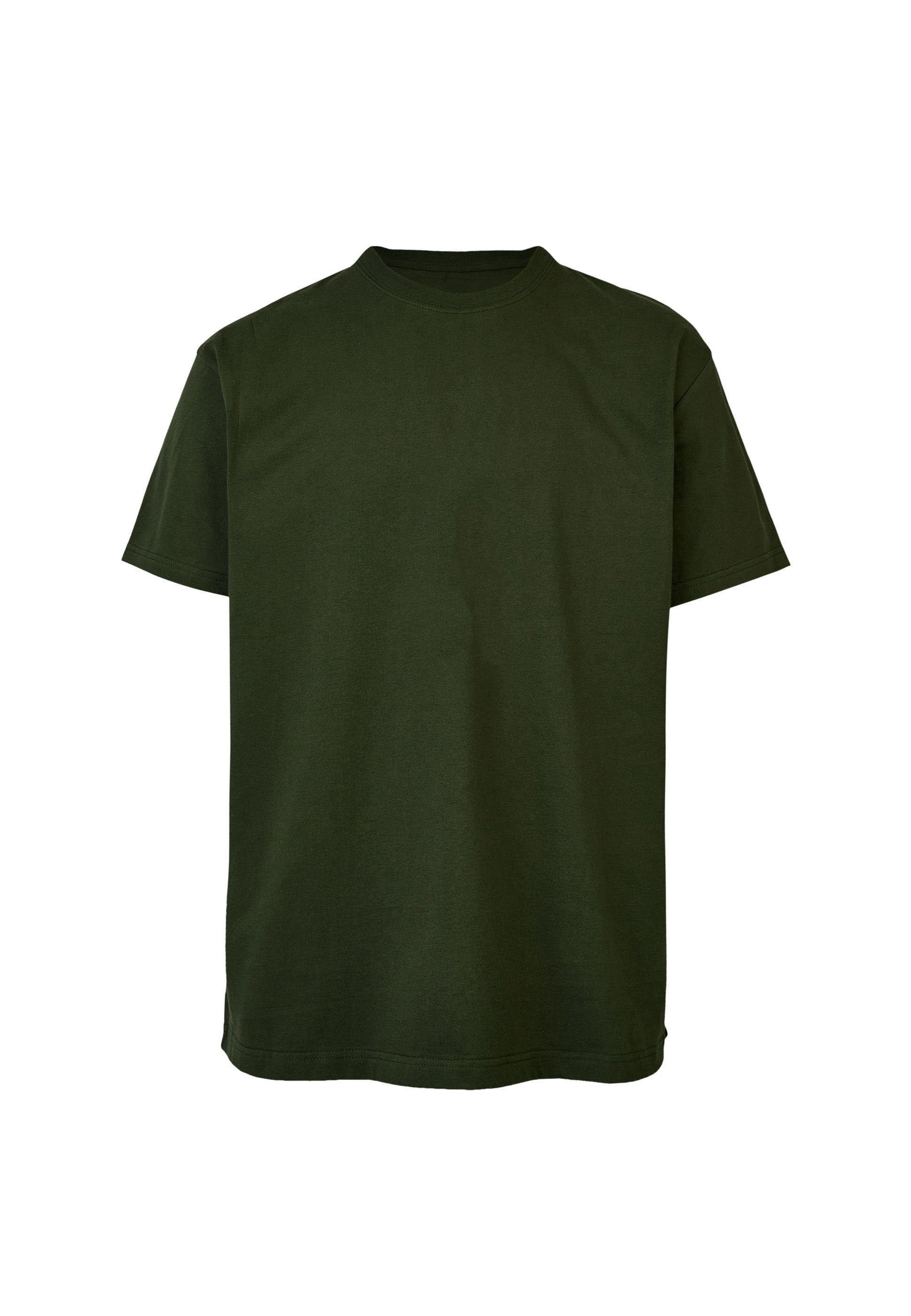 Cleptomanicx T-Shirt mit Gull Delic grün lässigem Backprint