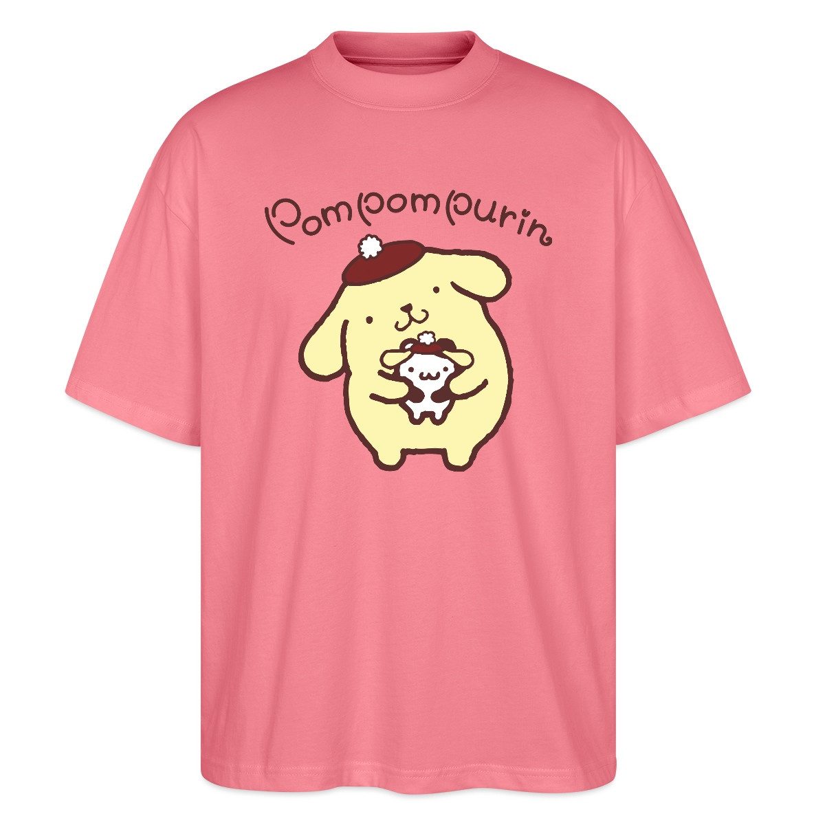 T-Shirt Pompompurin & Muffin Verkleidet Oversize Unisex T-Shirt