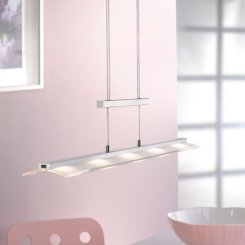 SellTec LED Pendelleuchte LED Pendellampe NELE 100 cm, Farbtemperatursteuerung warmweiß, kaltweiß (CCT),dimmbar, schaltbar über Sensordimmer, Memory-Funktion, 5x LED-Board/ 4 Watt, 2700-3800-5000 Kelvin, höhenverstellbar, CCT, dimmbar, Sensorschalter