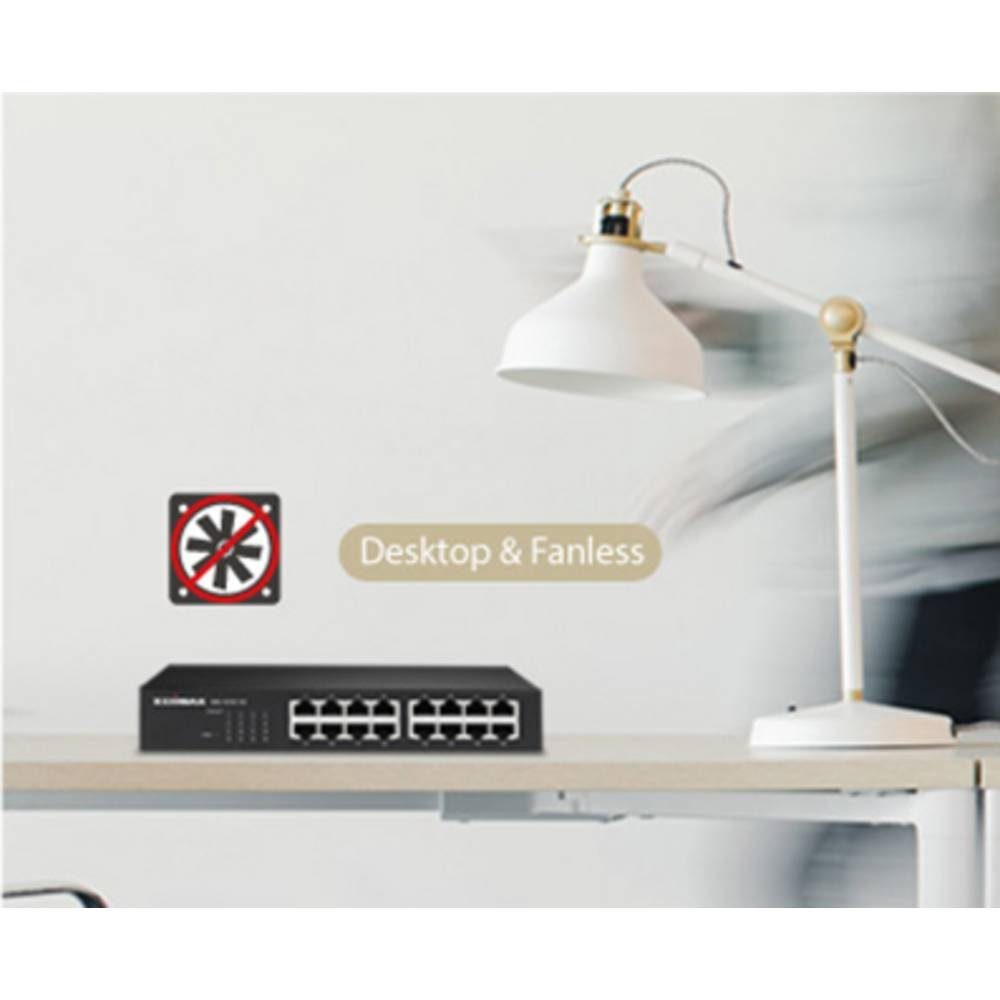 Edimax Gigabit Switch mit 16 Ports GS-1016 V2 Netzwerk-Switch