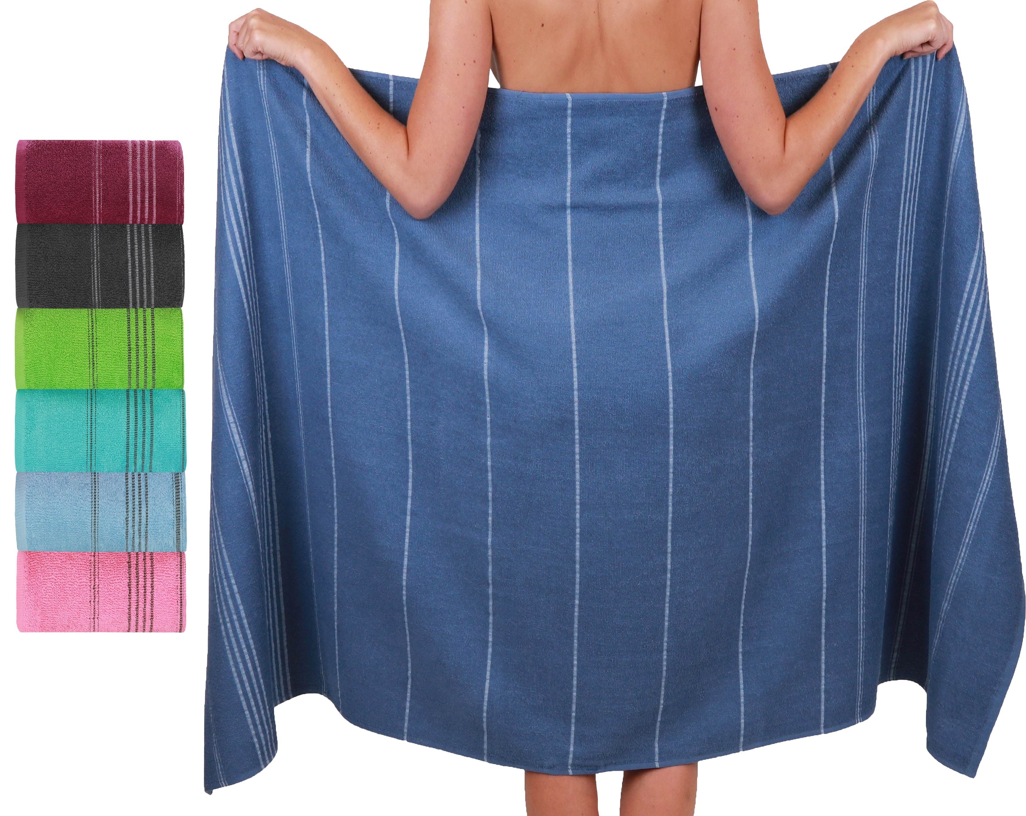 Betz Strandtuch Betz XXL Badetuch LINES Saunahandtuch Liegetuch 90x180 cm, günstig online kaufen