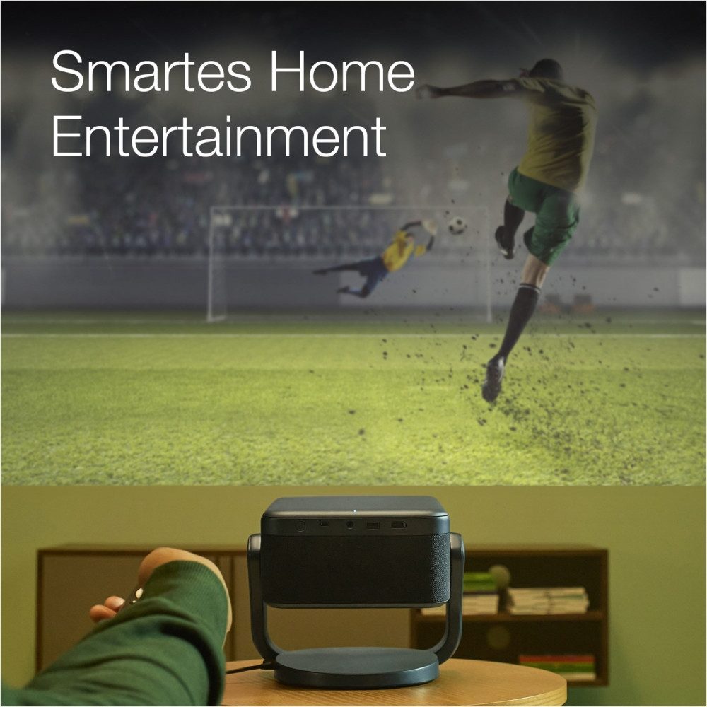 Epson Epson EF-22N Mini Beamer blau metallic Projektor Mini-Beamer (Integrierter Standfuß)