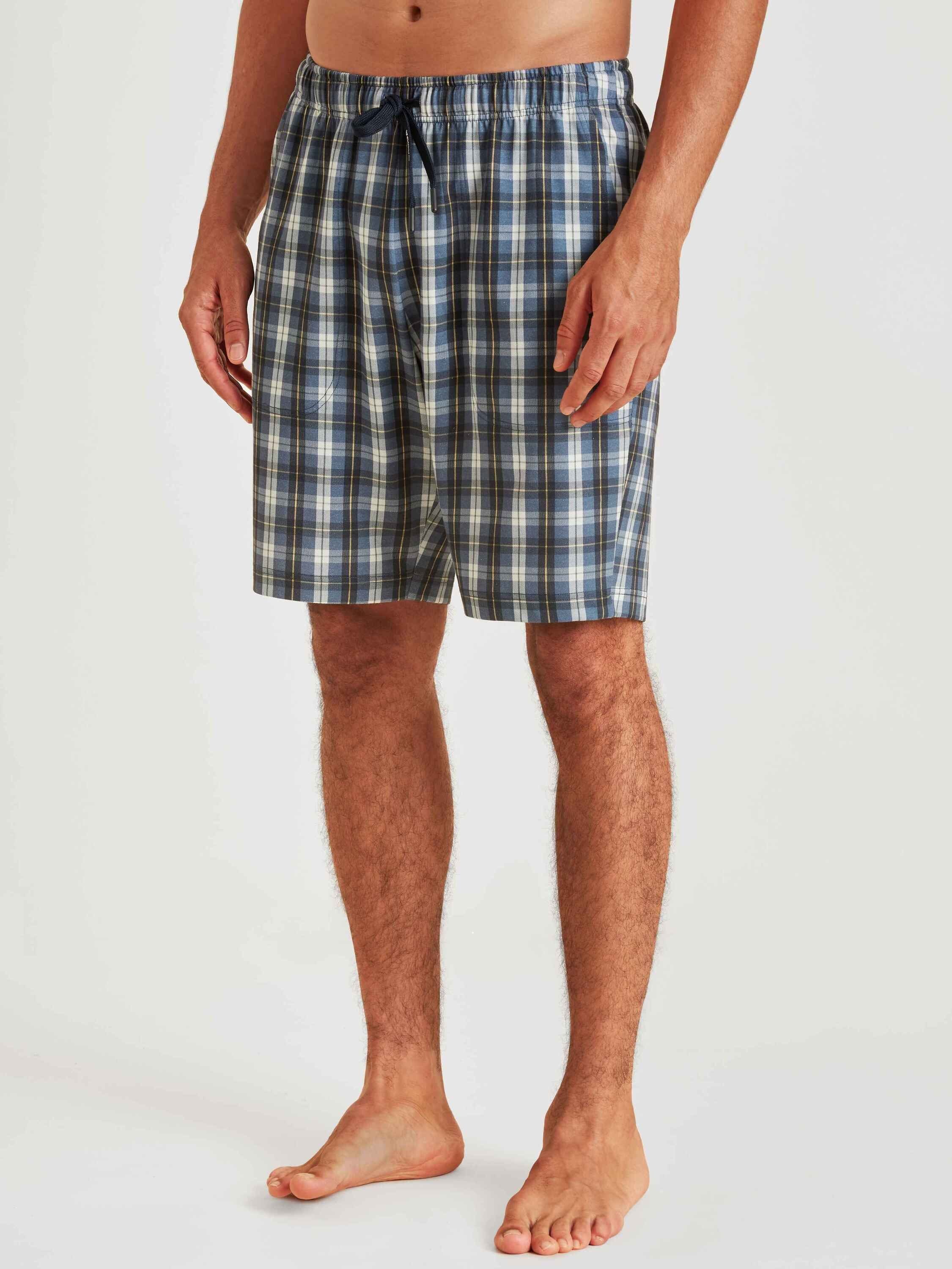 CALIDA Bermudas Pyjamahose dark (1-tlg) sky