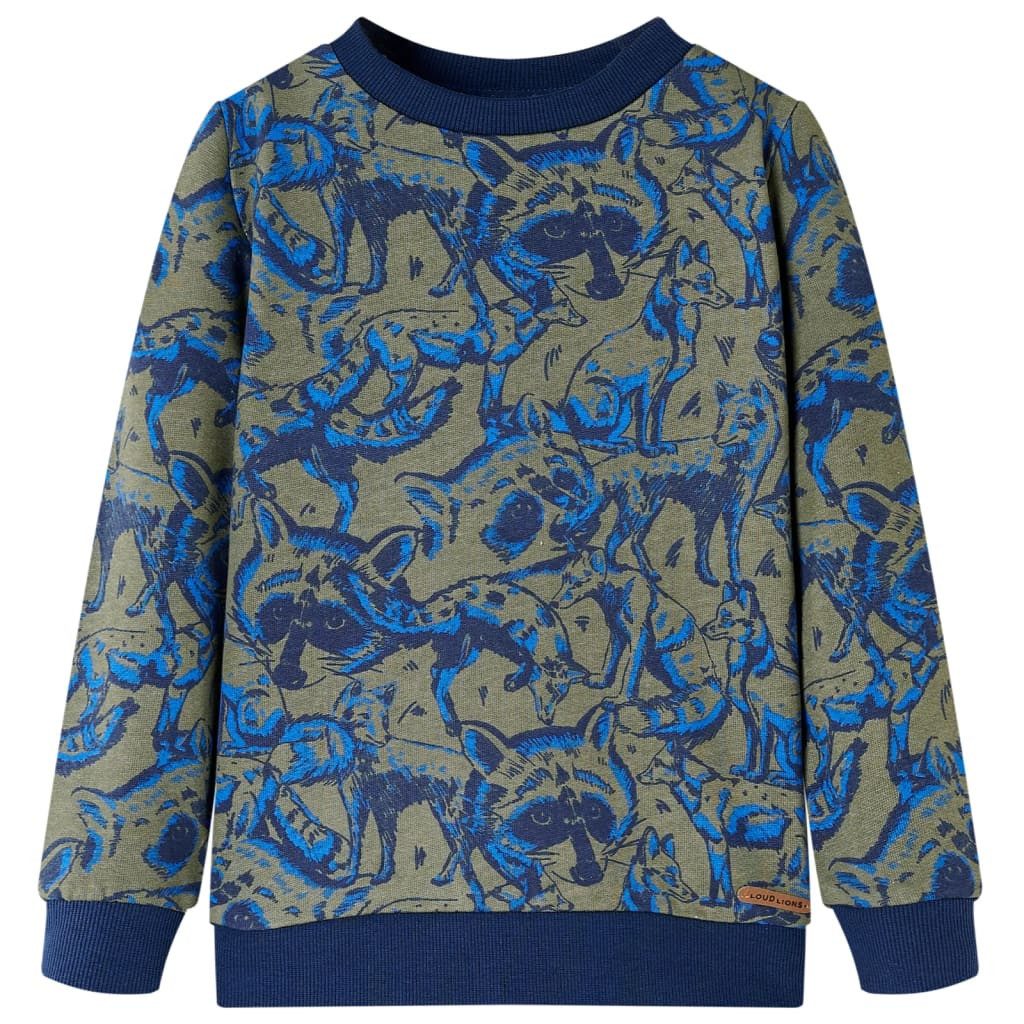 vidaXL Sweatshirt Kinder-Sweatshirt Khaki 128