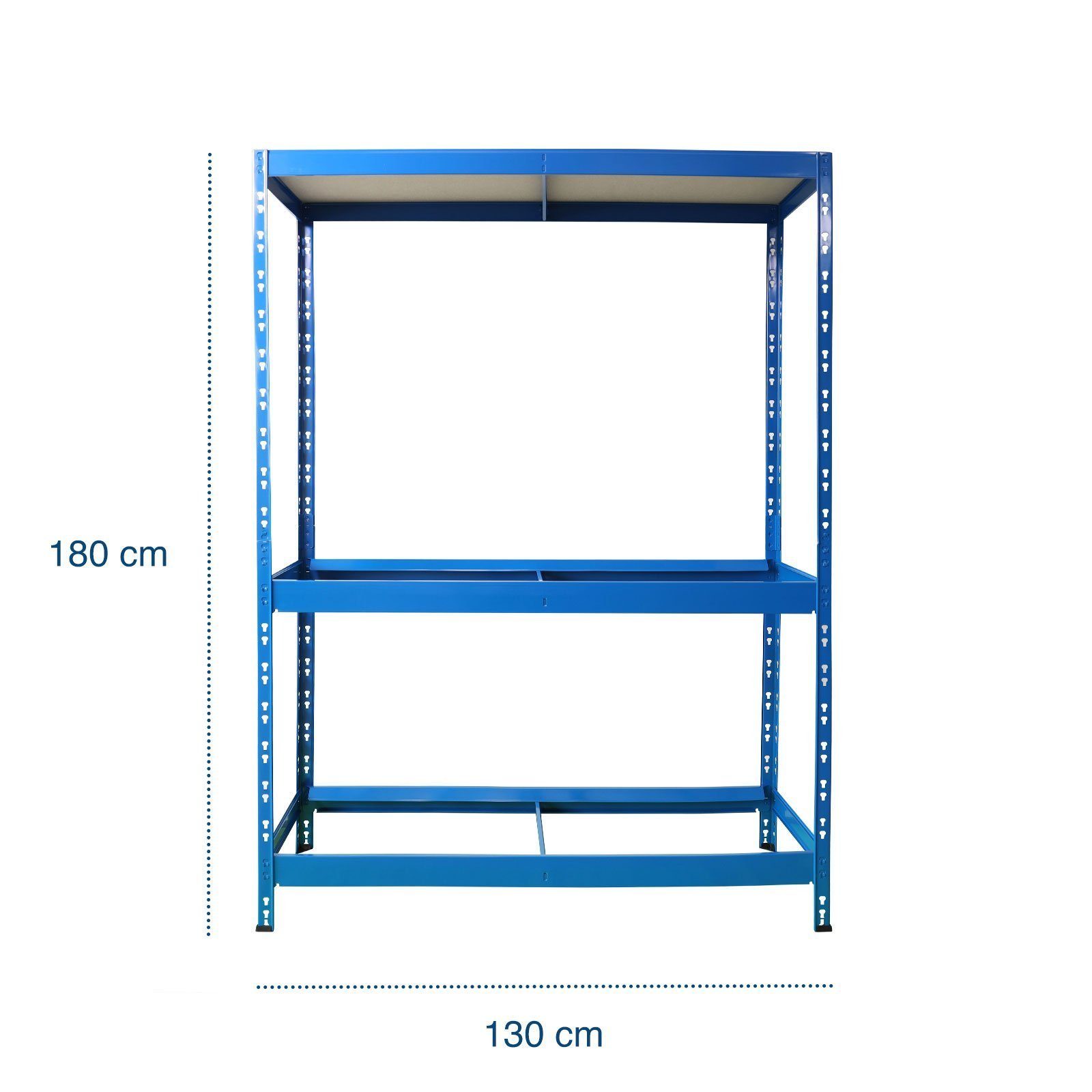 Karat Blau Regal, in Ausführungen für Schwerlastregal 2 Ebenen, drei nutzbare 8 Reifenregal, Belastbar, Reifen, Platz