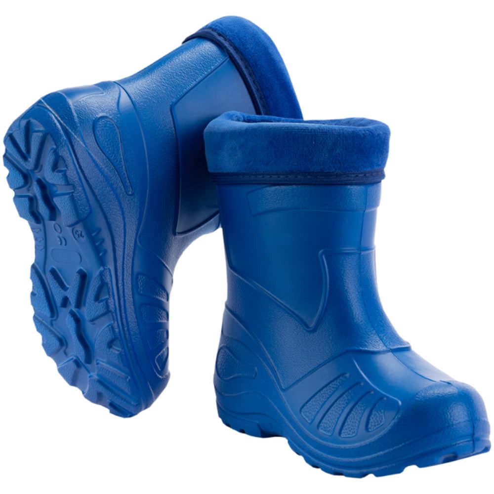 KOLMAX Kinder Gummistiefel gefüttert EVA leicht wasserdicht warm Gummistiefel wasserdicht