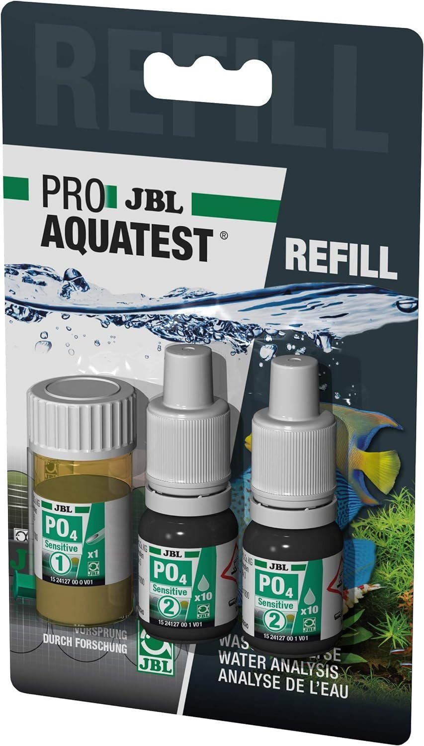 Aquarium-Wassertest JBL PROAQUATEST P04 Phosphat Nachfüllset für JBL Testkoffer