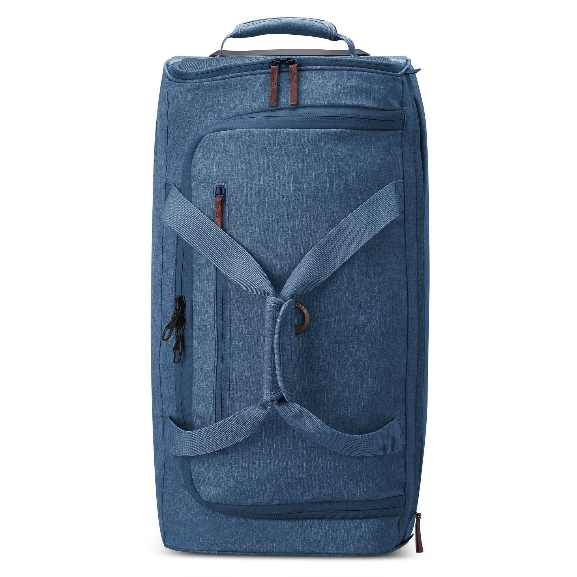 [Vertrauen zuerst, Qualität zuerst] Delsey Reisetasche Maubert 2.0, Polyester blau