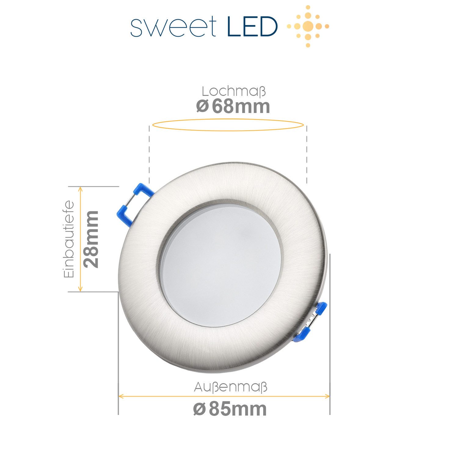 Sweet LED LED Einbaustrahler 5er Set günstig online kaufen