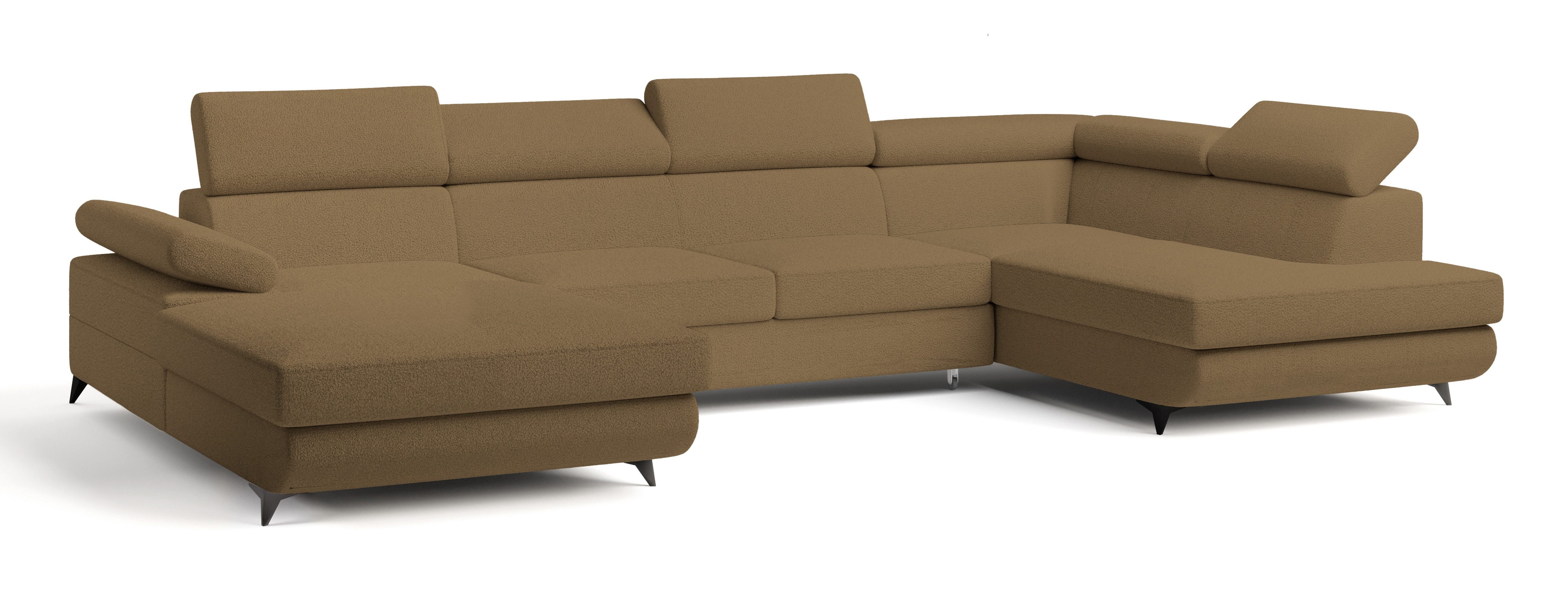 Masseno Ecksofa RUBANO mit Schlaffunktion U-Form, günstig online kaufen