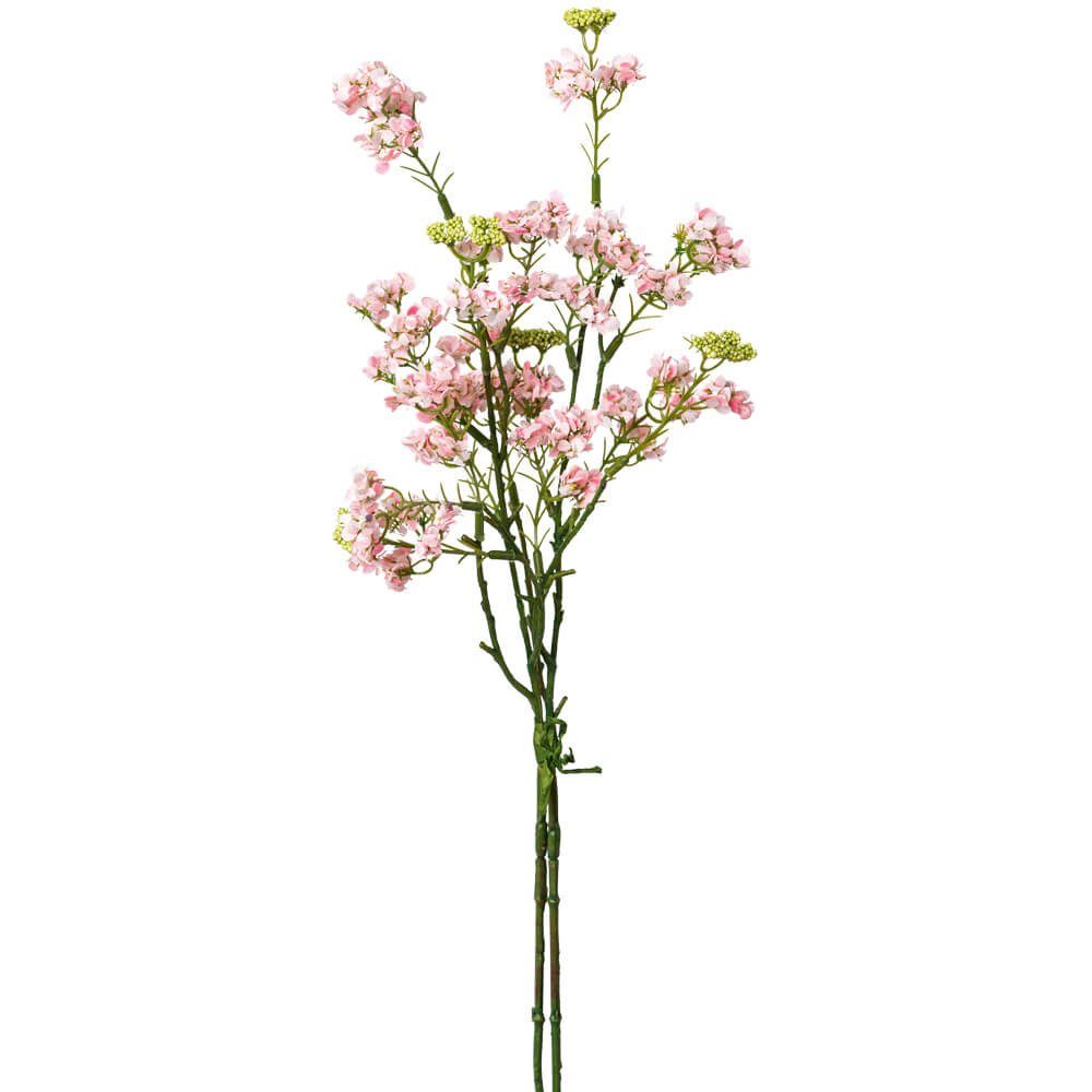 Kunstblume Spieren Zweig Spierenzweig 1 Stk Länge 48 cm rosa Zweig, Ast, matches21 HOME & HOBBY, Höhe 48 cm, Indoor