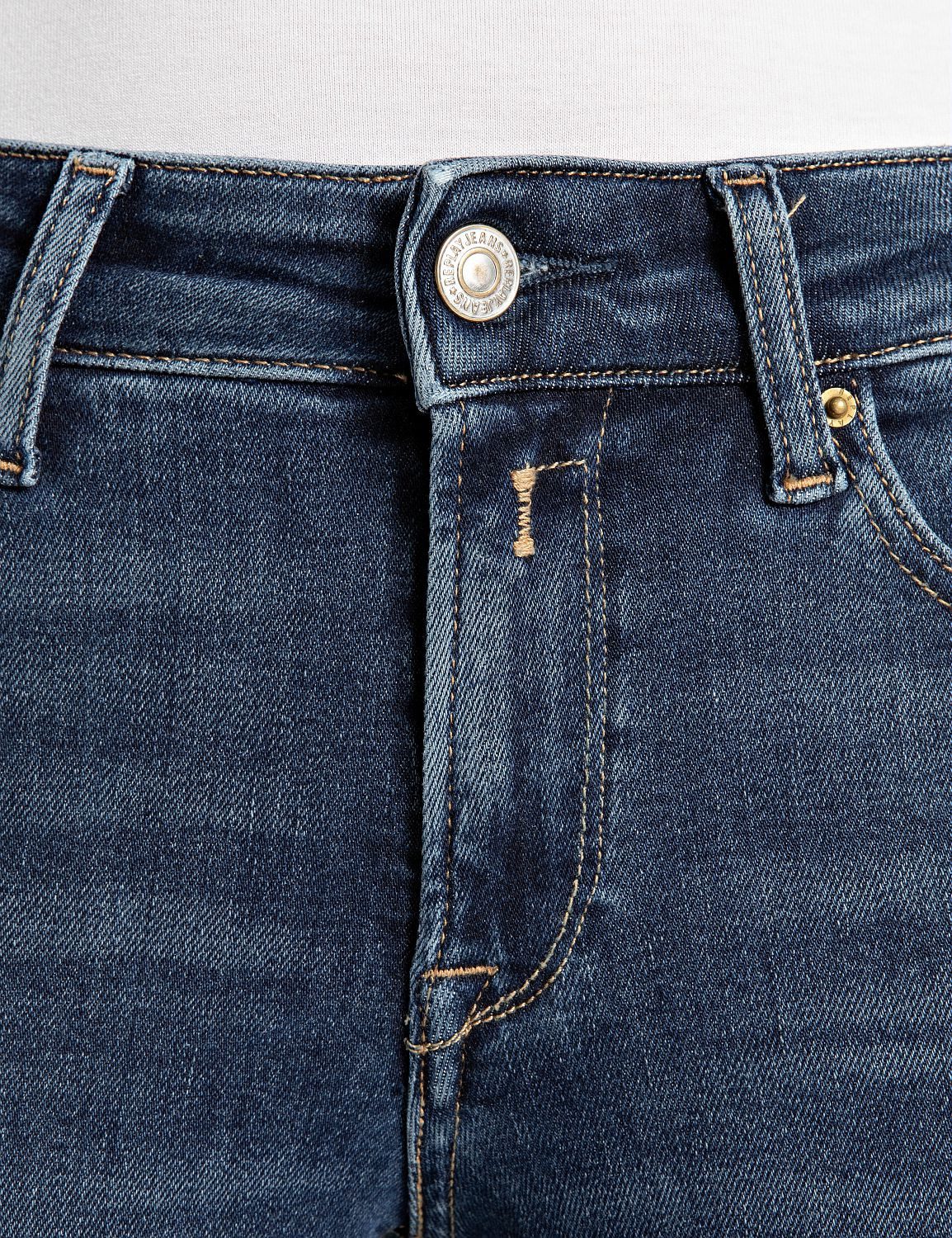 Replay Bootcut-Jeans NEW LUZ mit gesticktem R an der Gesäßtasche