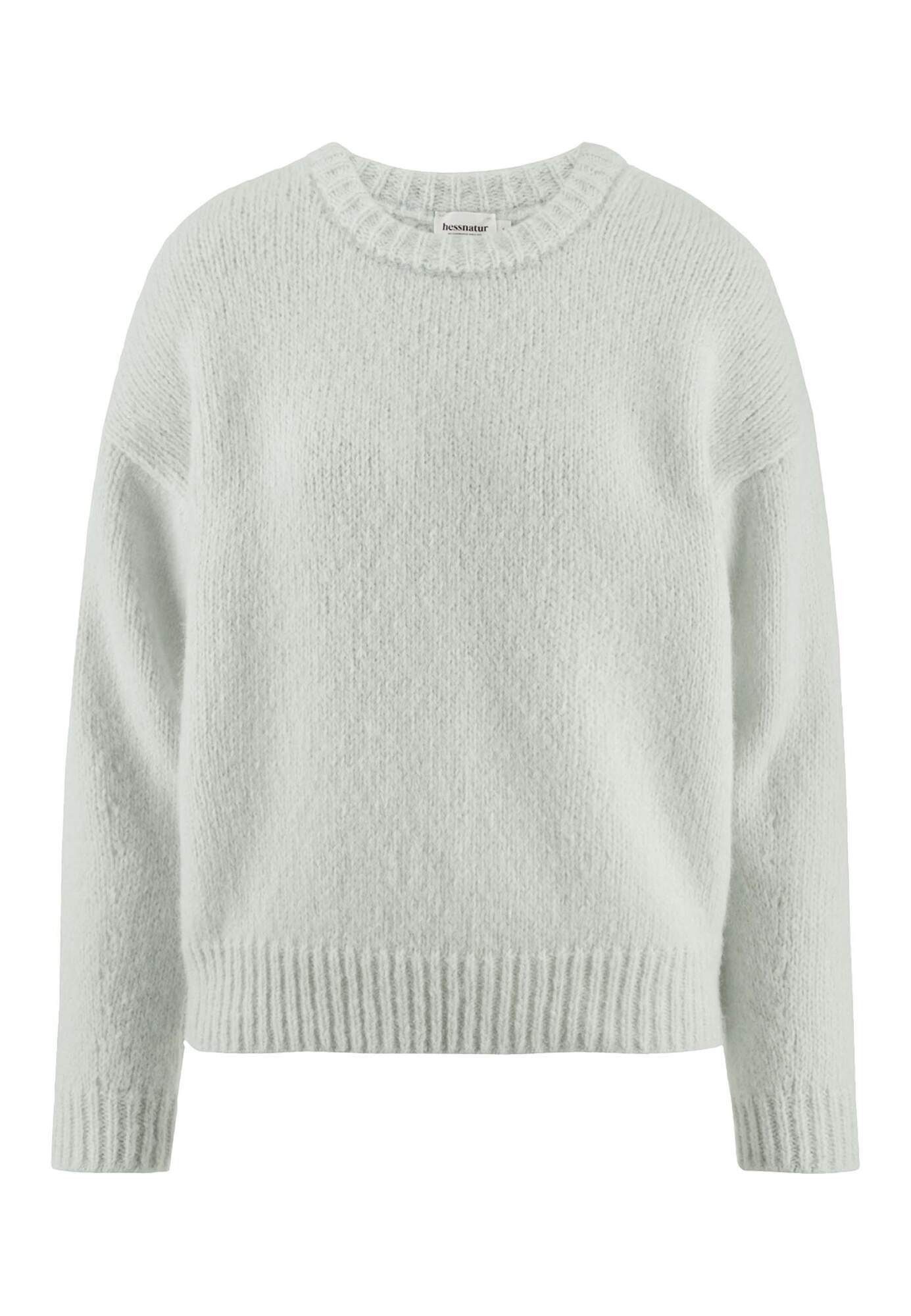 Hessnatur Strickpullover Relaxed aus Alpaka mit Bio-Baumwolle (1-tlg)