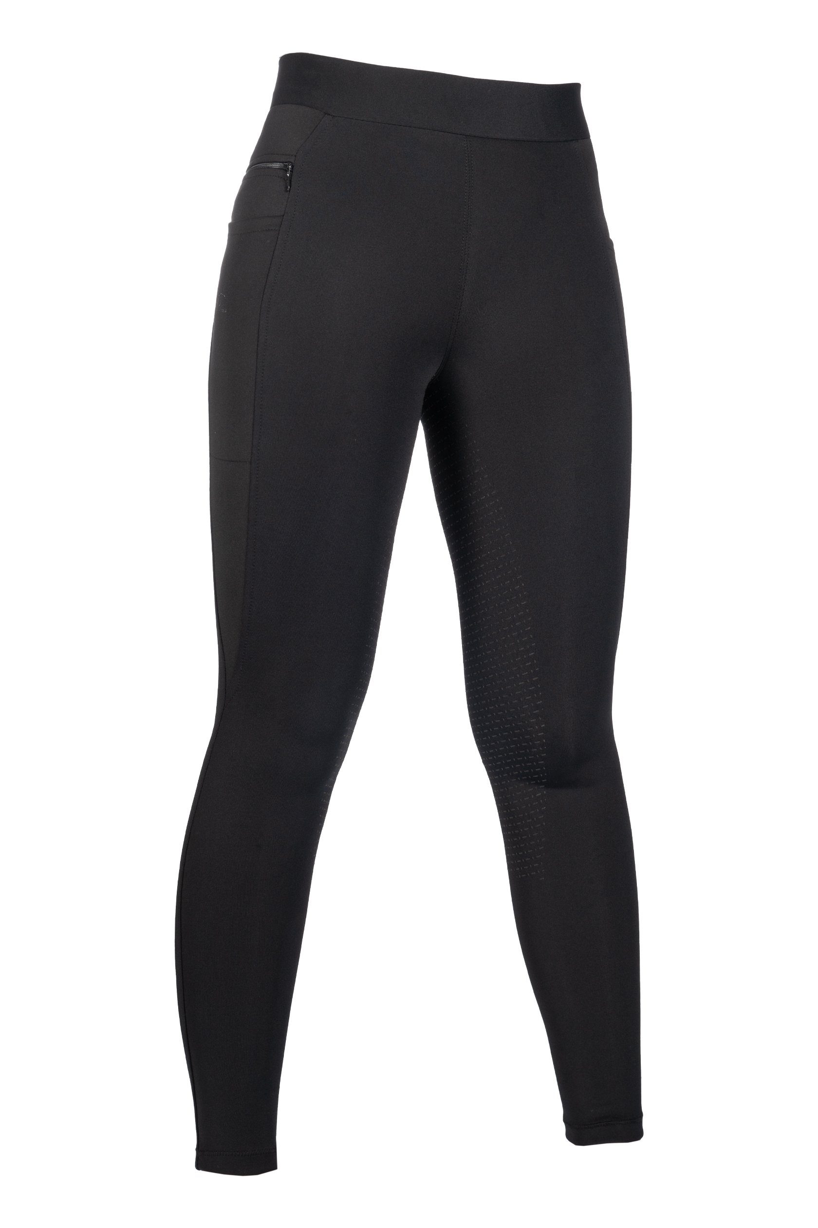 HKM Reitleggings Damen Reitleggings Isabella Silikon-Vollbesatz schwarz 32/34